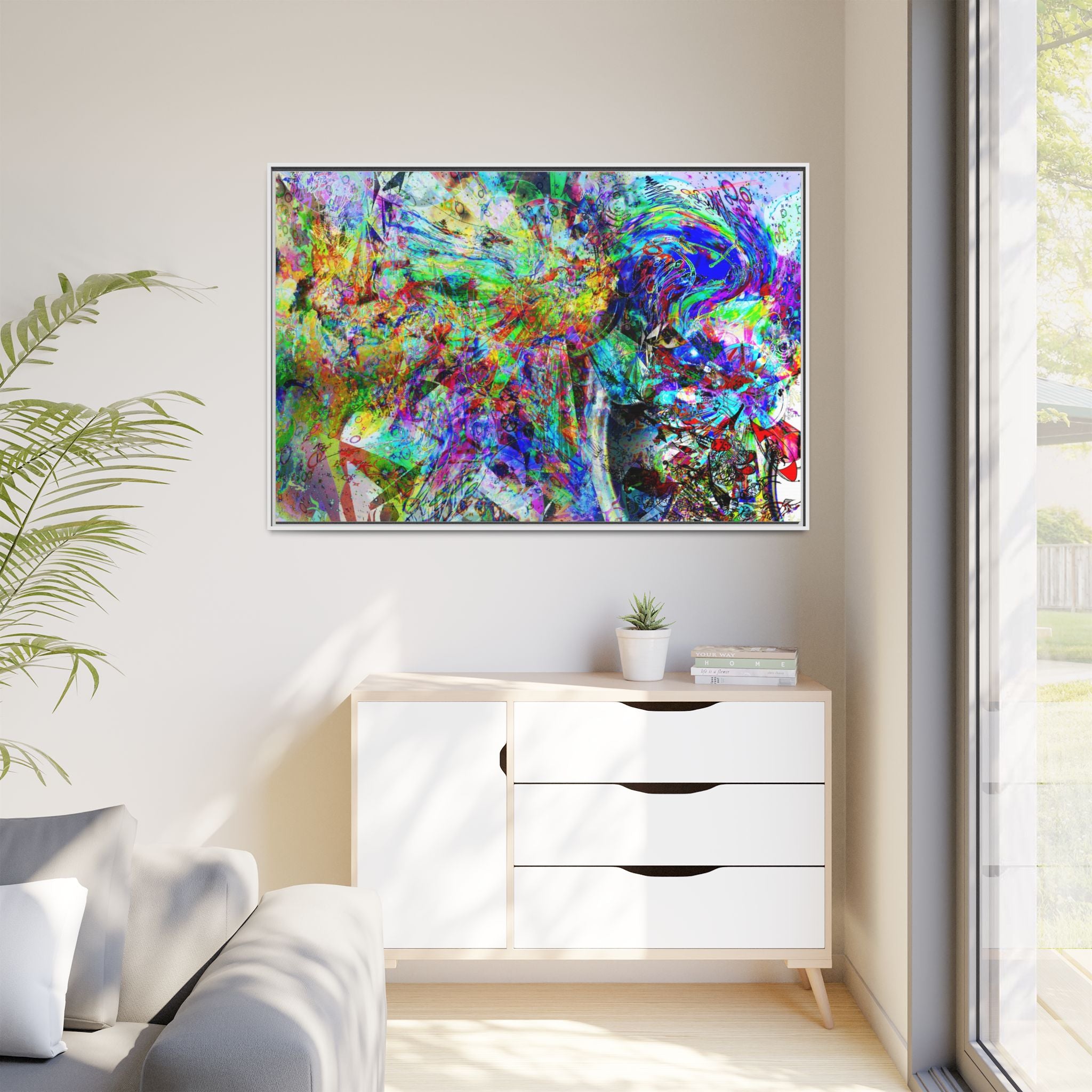 Barfing Beautifully Matte Canvas Print (Framed)