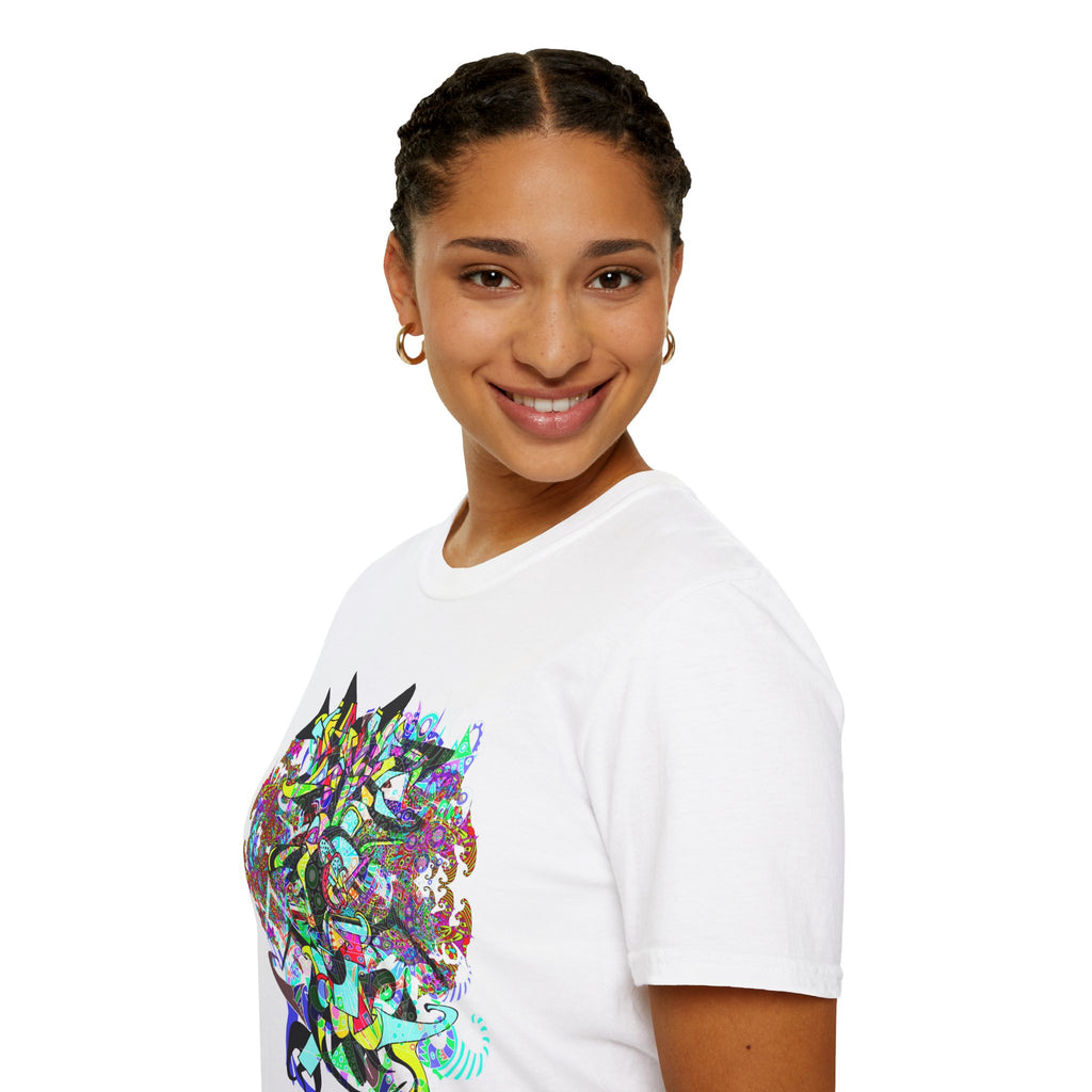 Hyperdimensional Wind 15 T-Shirt — Colorful Trippy Art Tee