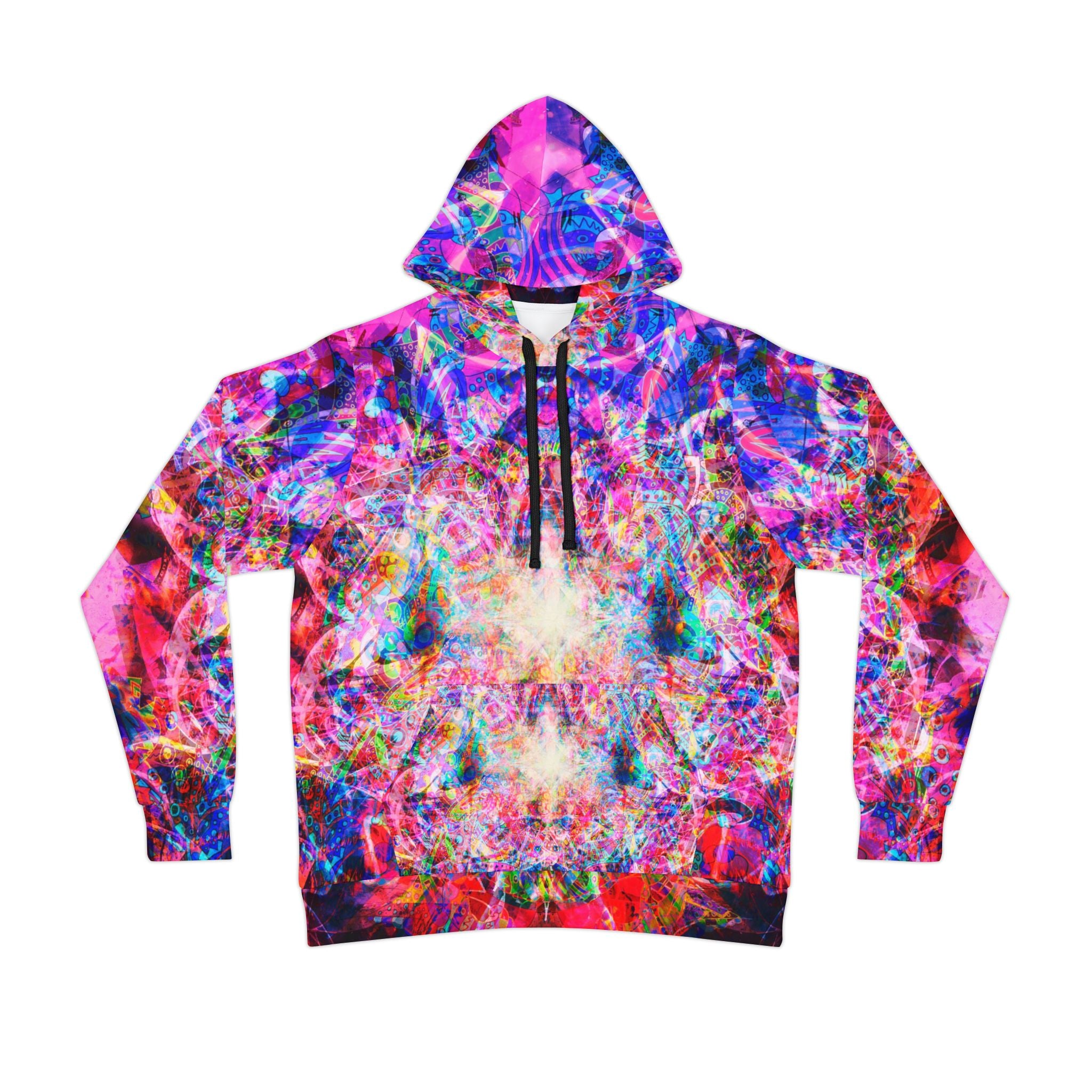 Arashaya Athletic Hoodie — All-Over Print - Vibrant Galaxy