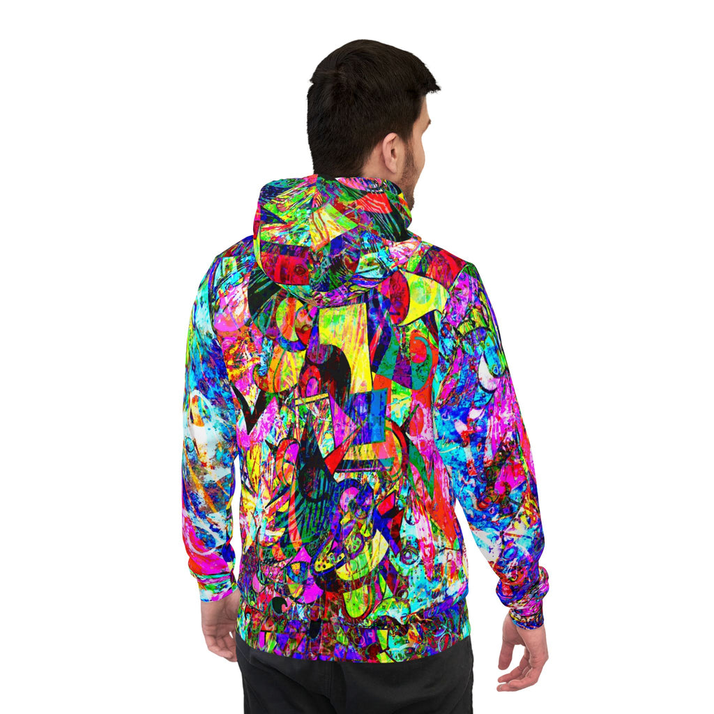 Love Monster Athletic Hoodie – Vibrant All-Over-Print Streetwear