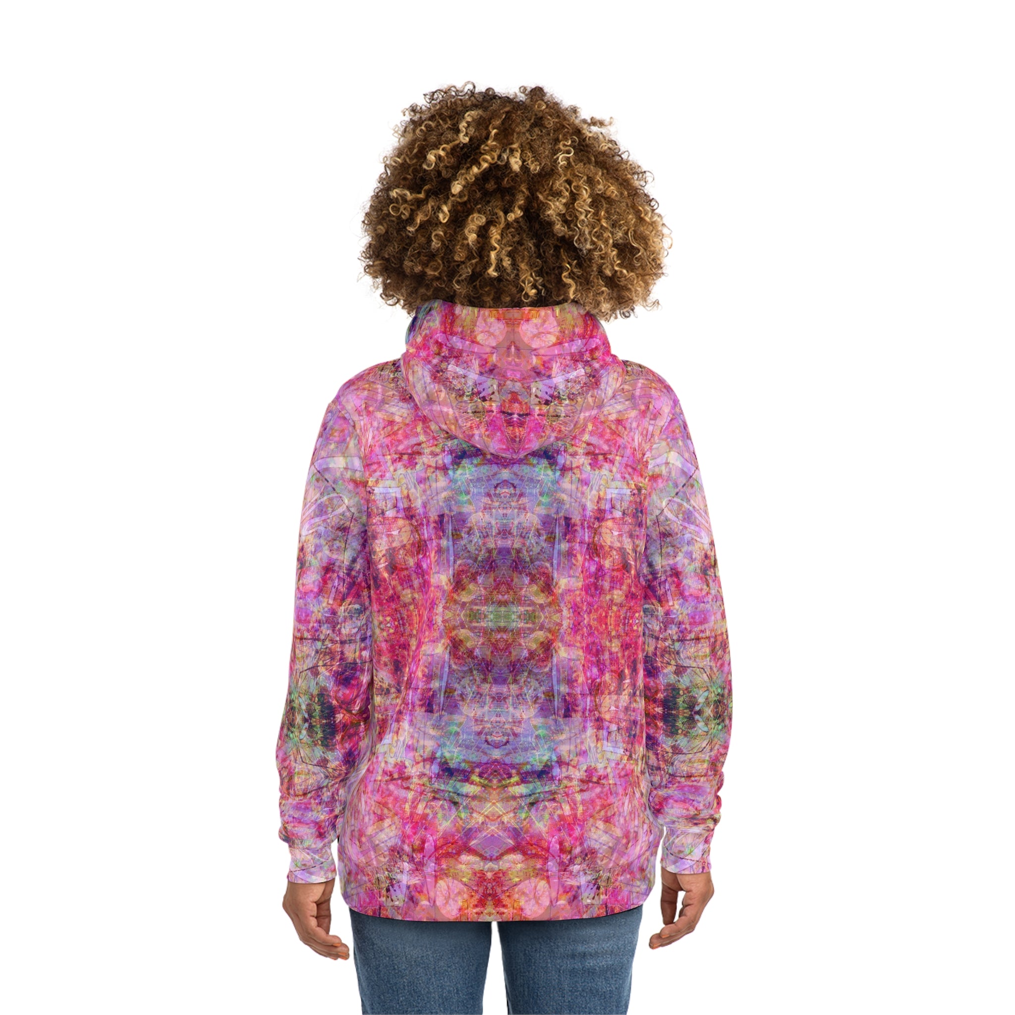Beau If Ful M9 All-Over Print Hoodie — Vibrant Floral Abstract Fashion Hoodie