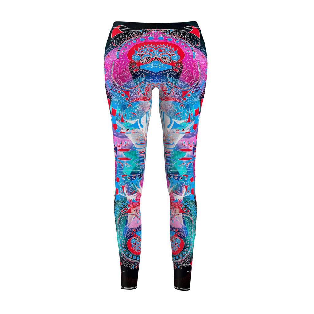 Hyperdimensional Butterfly 4 Leggings — Women's Vibrant All-Over-Print Yoga Leggings