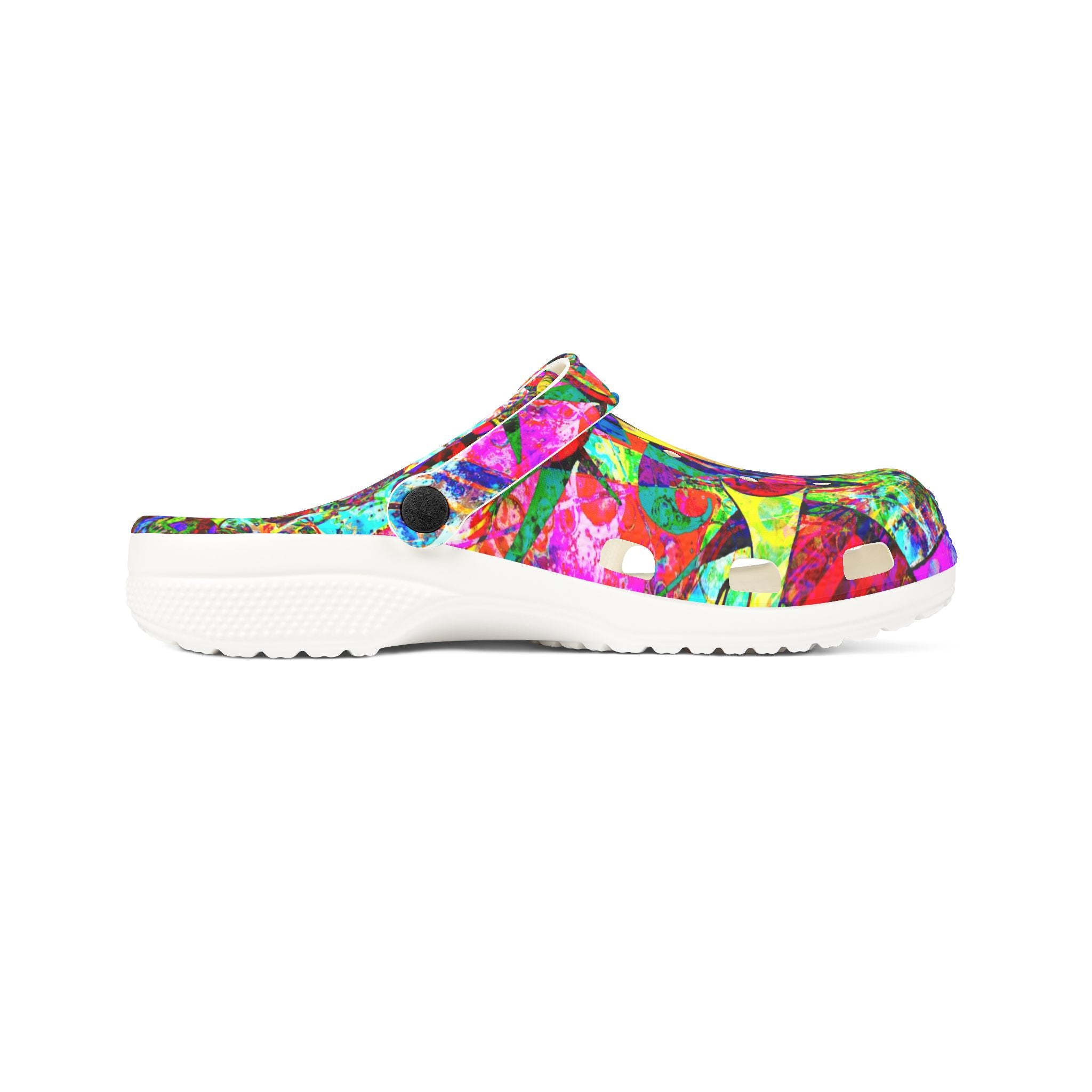 Love Monster - Colorful Abstract EVA Foam Clogs — Vibrant All-Over Print Comfort Shoes