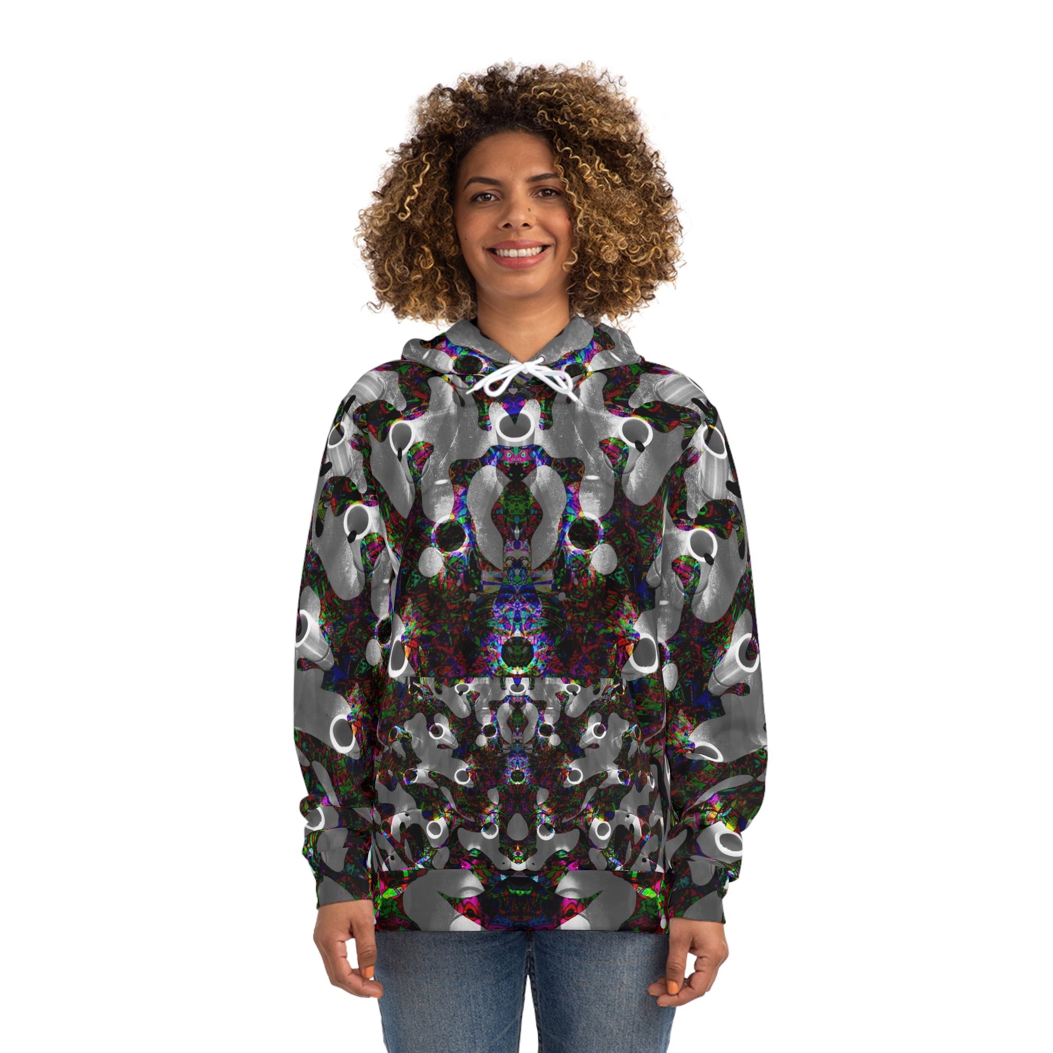 Neon Supernova 5 Hoodie - All-Over Print Fashion Pullover