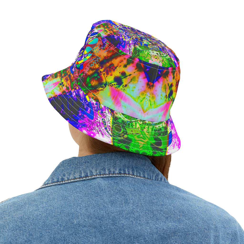 Alien Darkness 9 Bucket Hat — All-Over Print Festival Hat