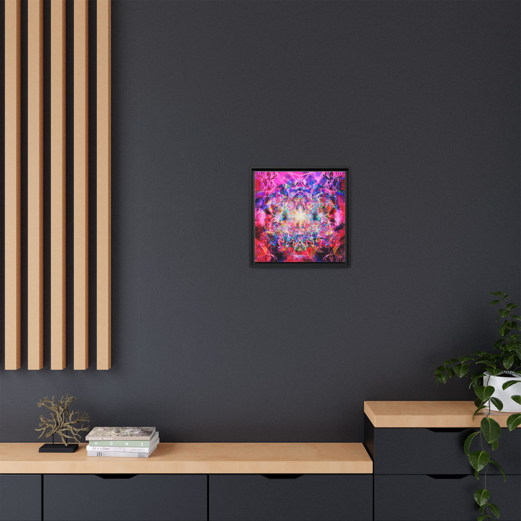 Arashaya Framed Canvas — Vibrant Psychedelic Wall Art