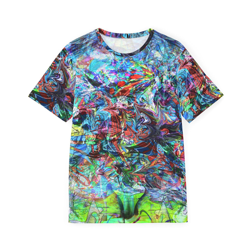 Now You're Stuck 44 - Abstract Neon Graffiti Sports Jersey — Men's All-Over Print
