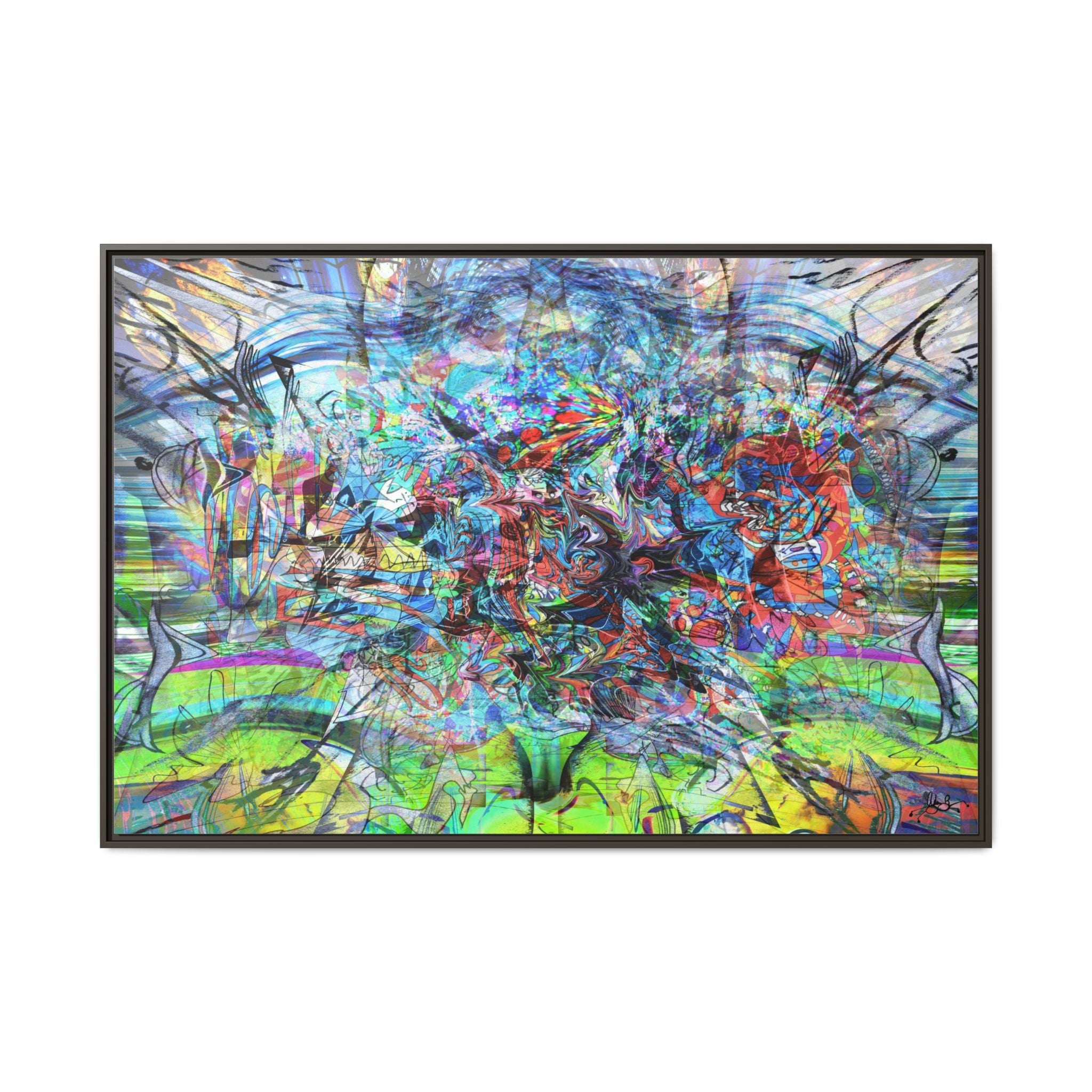 Now You're Stuck 44 Canvas Print — Framed Matte Wall Art