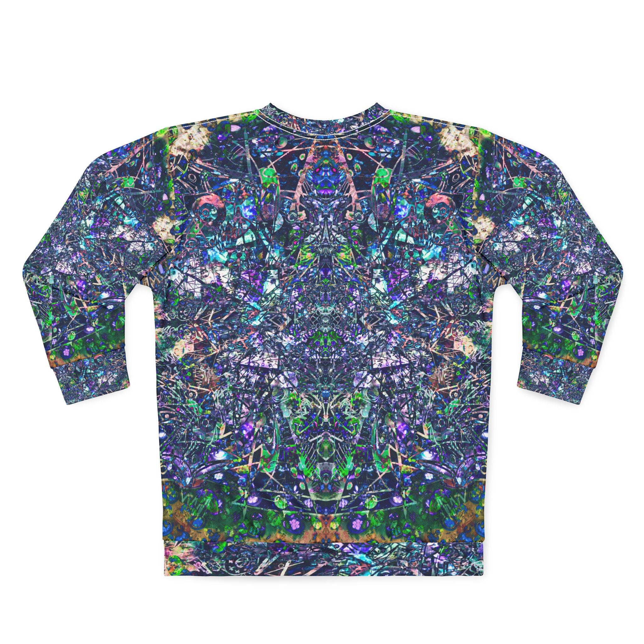 KAWABONGA Kaleidoscope Forest All-Over Print Sweatshirt
