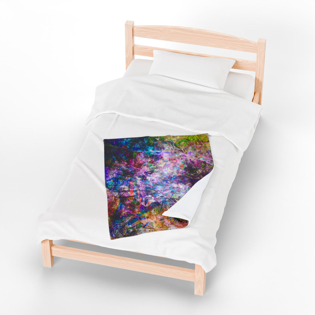 Space Shower 2 Plush Blanket