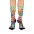 Dance Like There's No Tomorrow Crew Socks — Cushioned Art Pattern