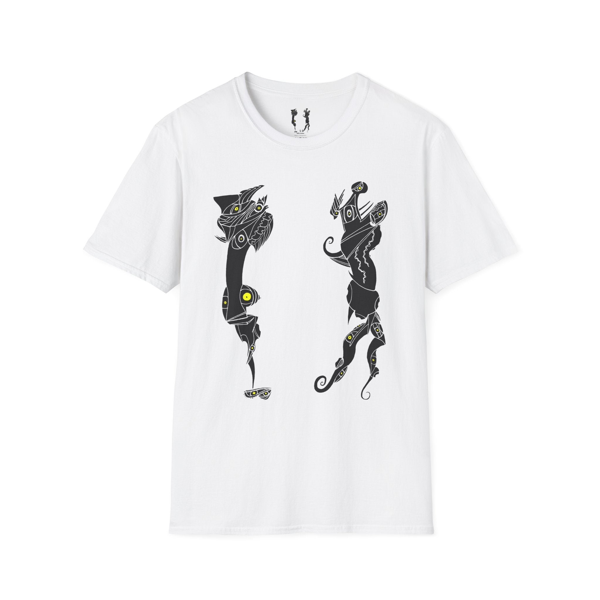 Watching Picasso's Golf Swing T-Shirt — Minimalist Surreal Graphic Tee