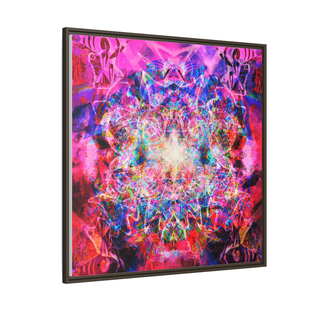 Arashaya Framed Canvas — Vibrant Psychedelic Wall Art