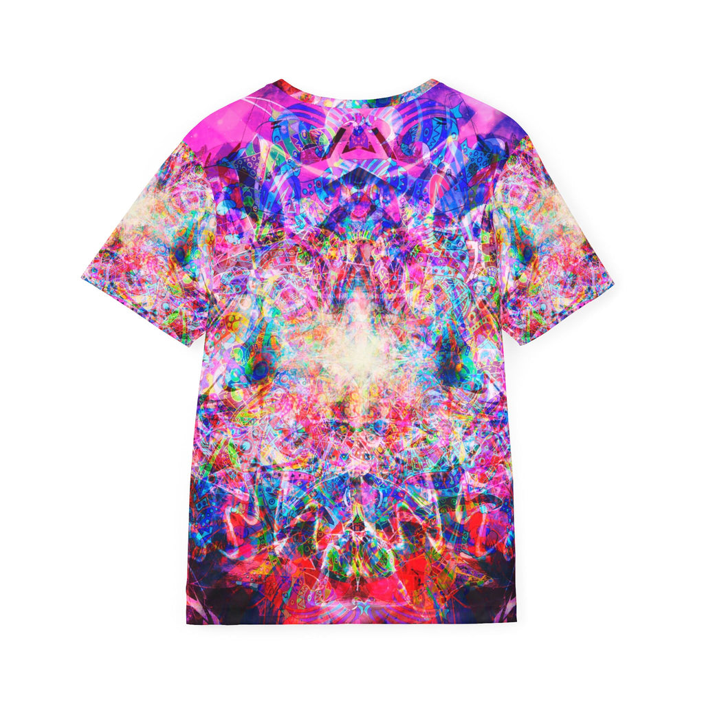 Arashaya - Psychedelic Kaleidoscope Men's Sports Jersey — All-Over Print - Super Vibrant