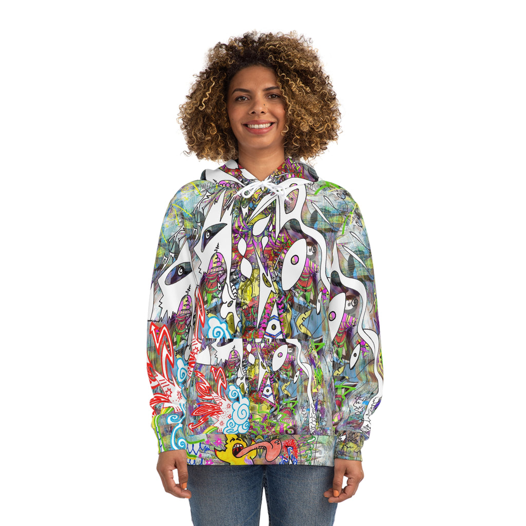We Were Made To Love (Collaboration with Blair Jones) — All-Over Print Graffiti Art Hoodie — Vibrant Streetwear Pullover