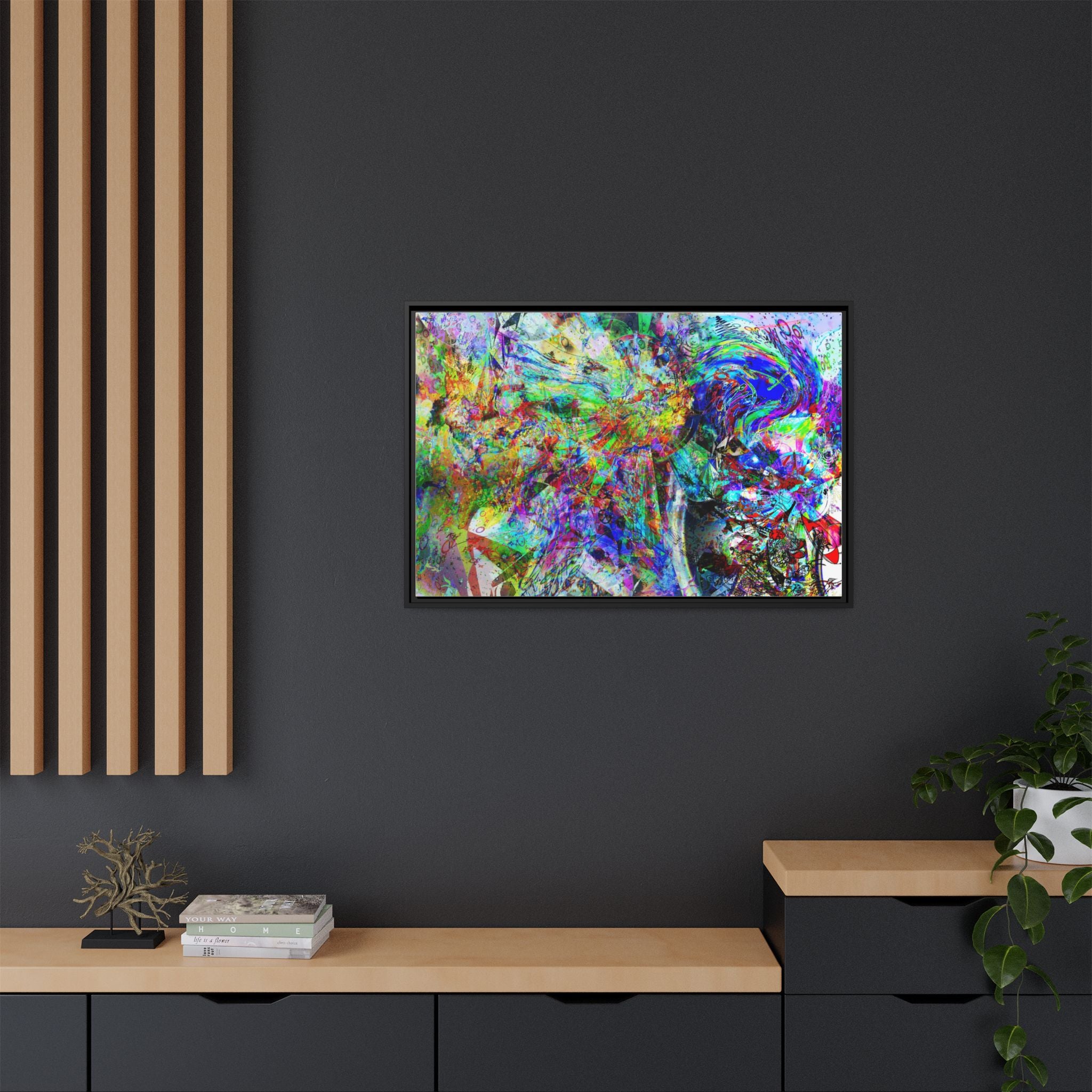Barfing Beautifully Matte Canvas Print (Framed)