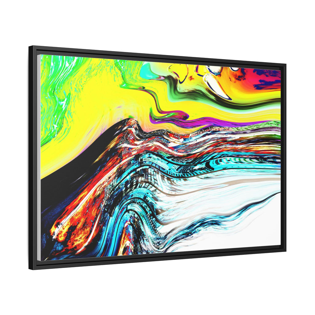 Slip And Slide Matte Canvas Framed Wall Art