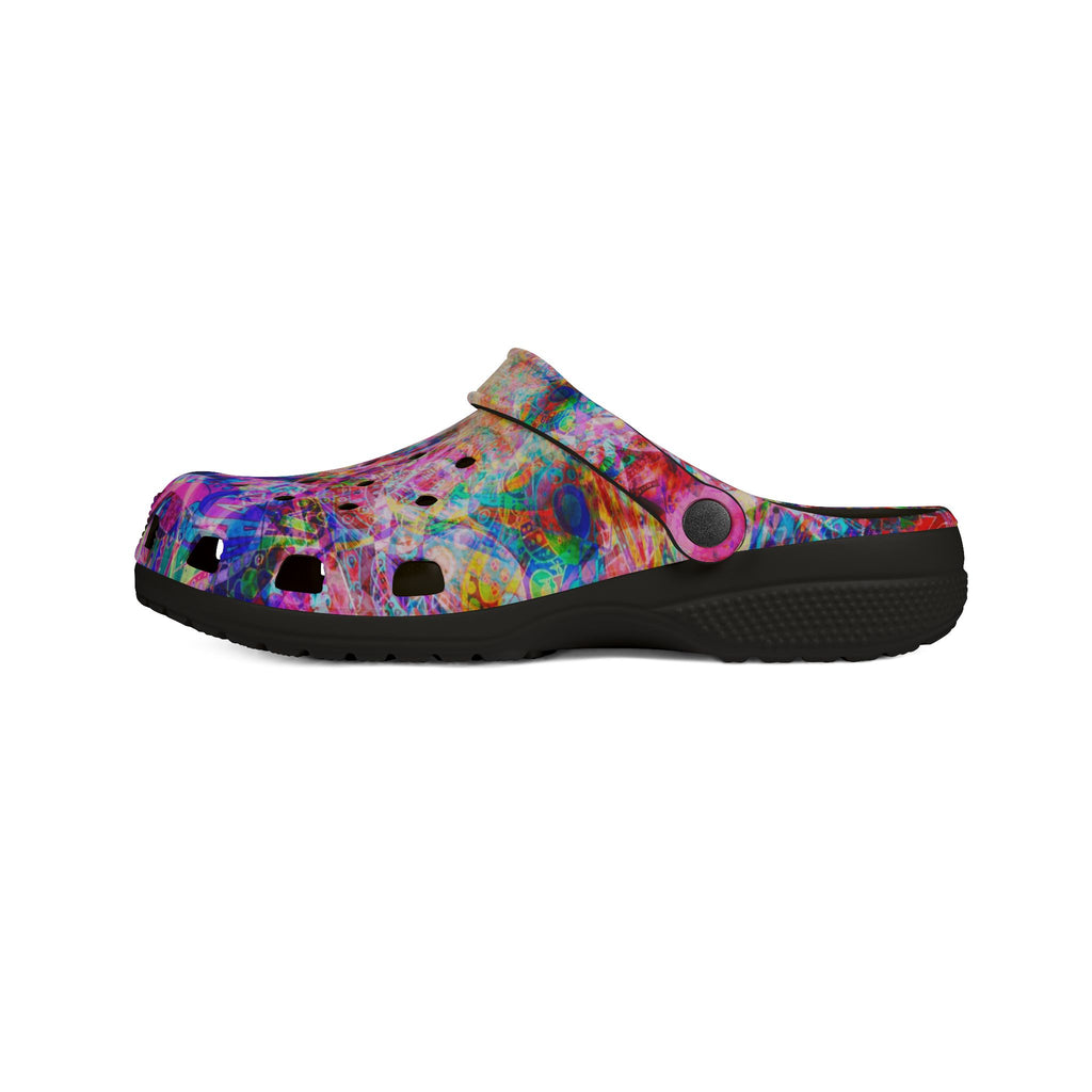 Arashaya - Colorful Confetti EVA Foam Clogs — Lightweight Slip-On Garden Shoes