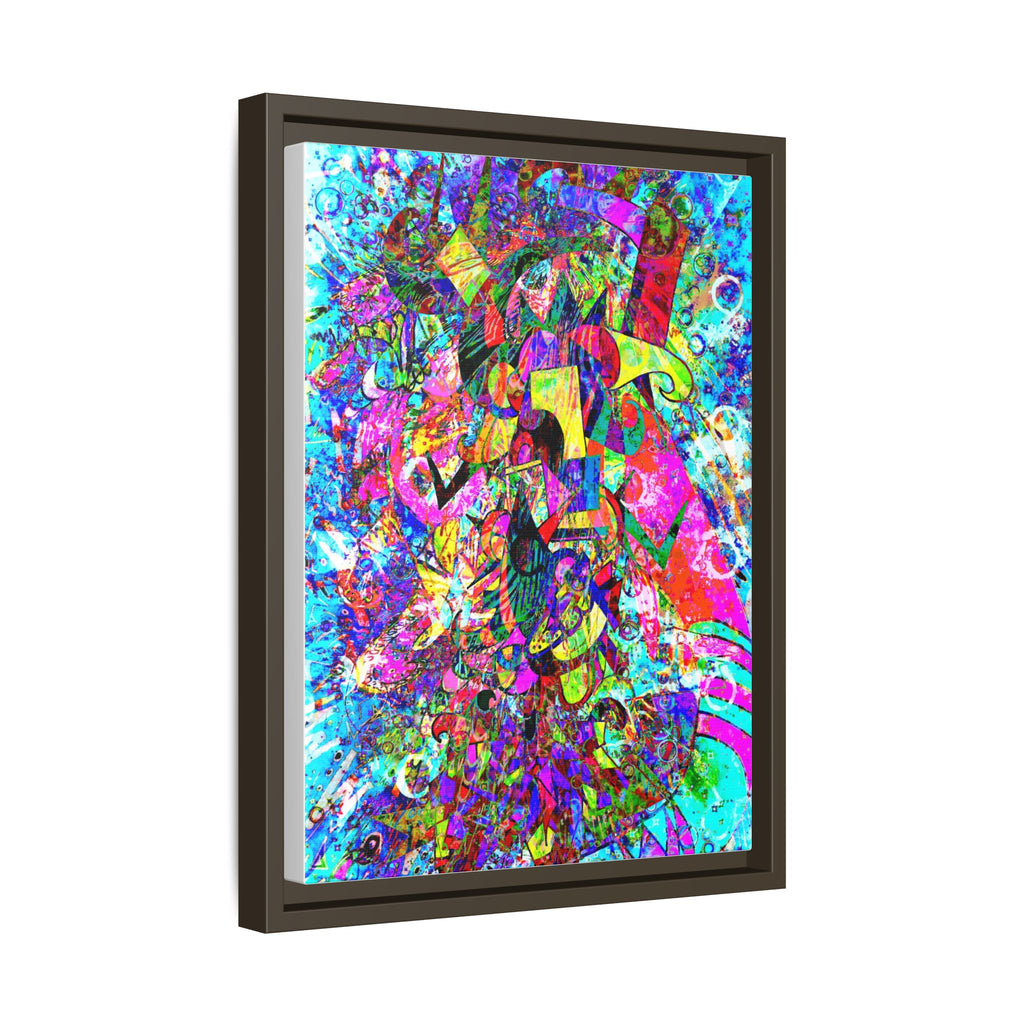 Love Monster Matte Canvas, Framed (Multi-color)