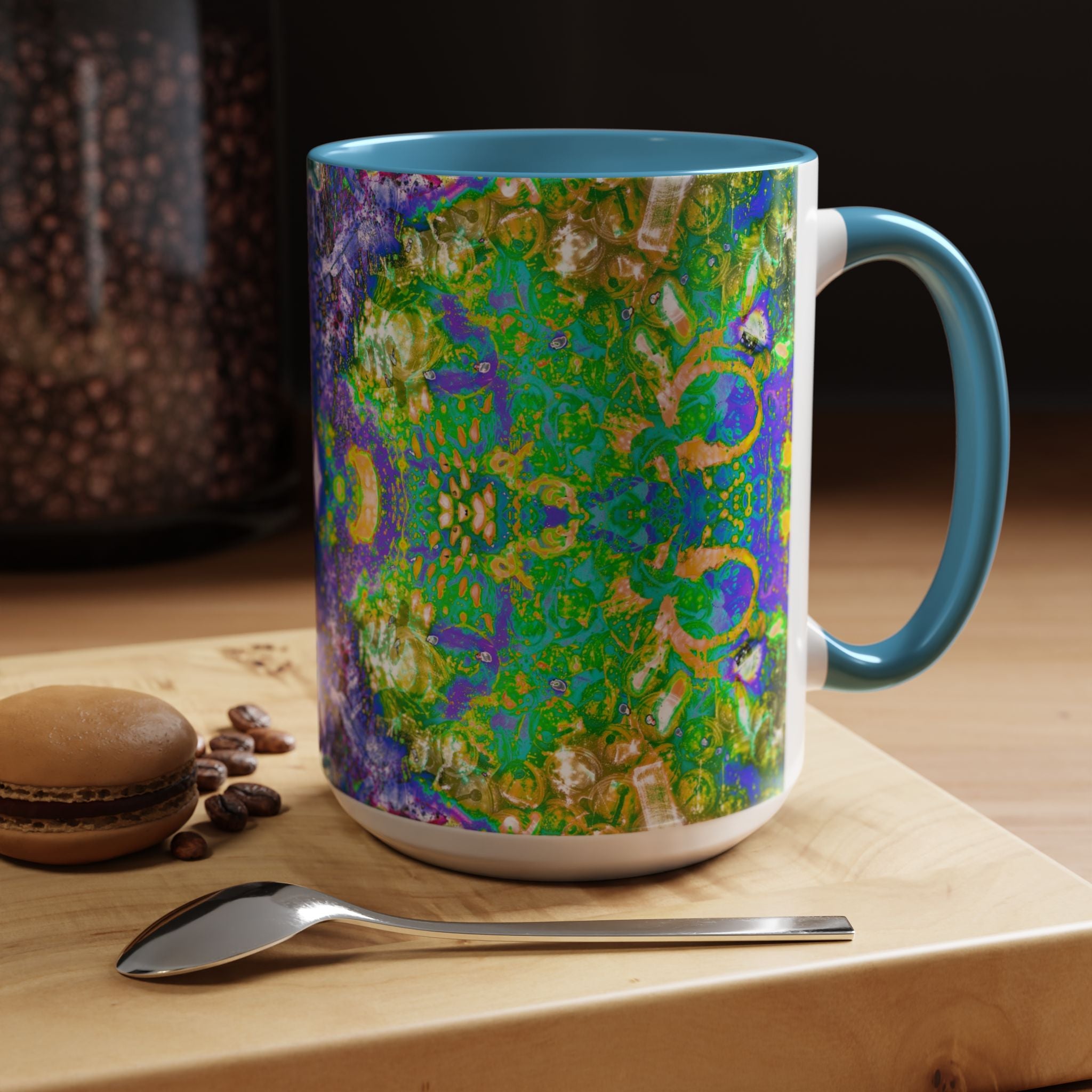 Intergalactic Infinity Coffee Mug — Colorful Psychedelic Art 11/15oz