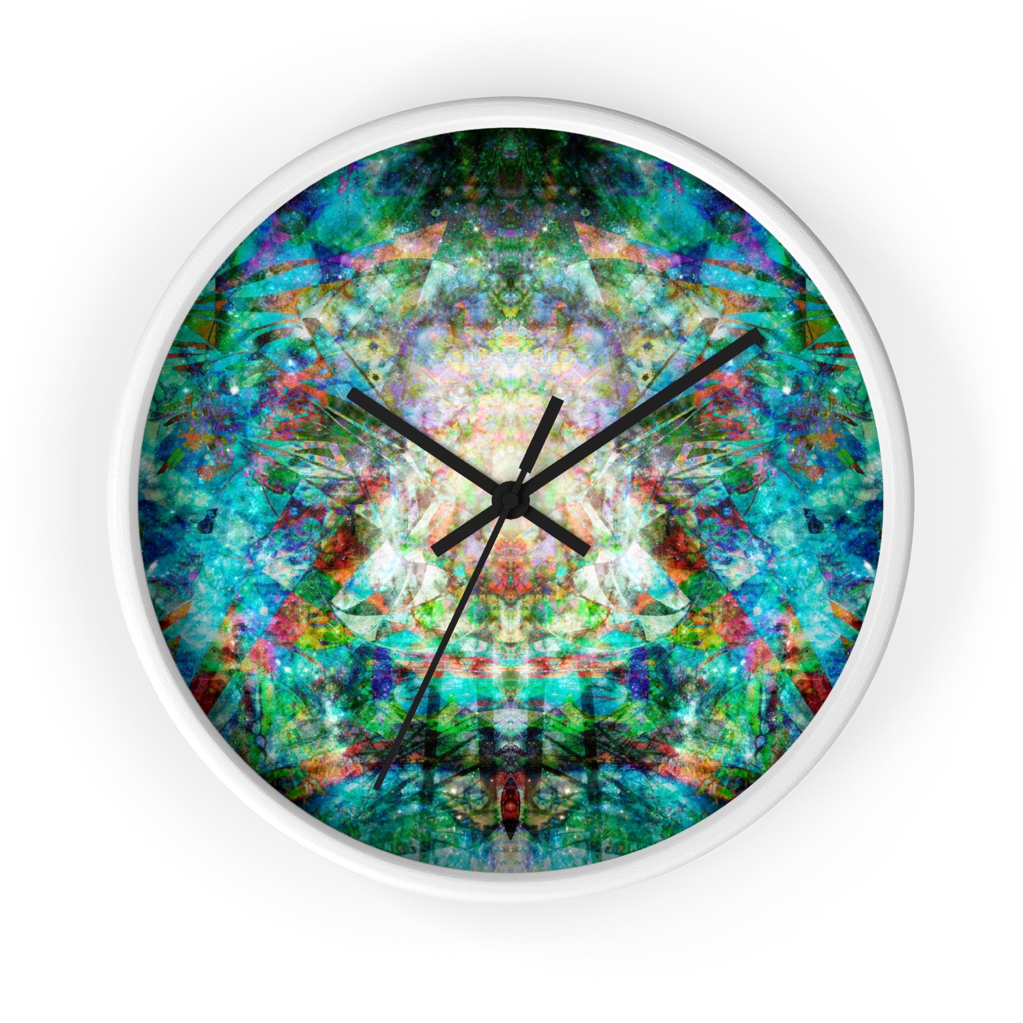 Face Glue Galaxy Hyperdimensional Pin Ball Wall Clock