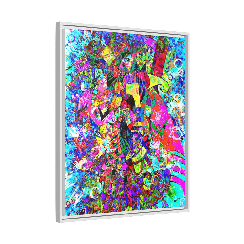 Love Monster Matte Canvas, Framed (Multi-color)