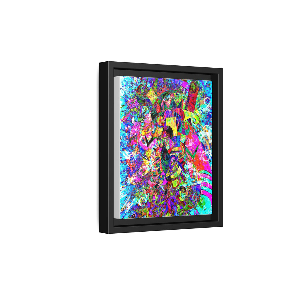 Love Monster Matte Canvas, Framed (Multi-color)