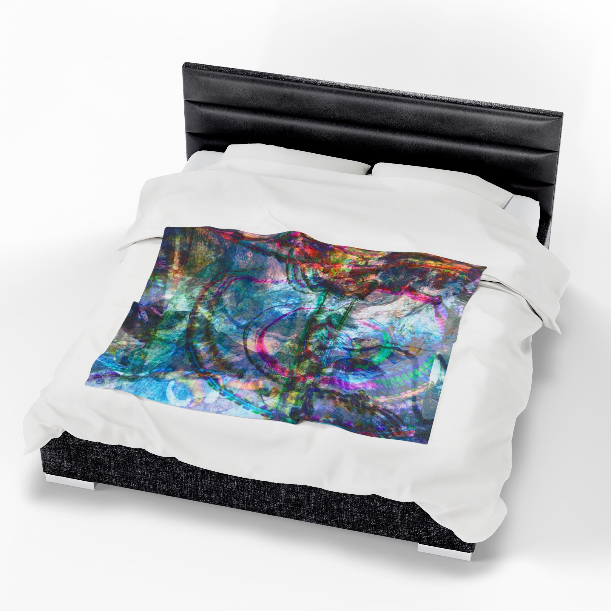 Mega Millionz Plush Blanket — Soft Multicolor Art Throw
