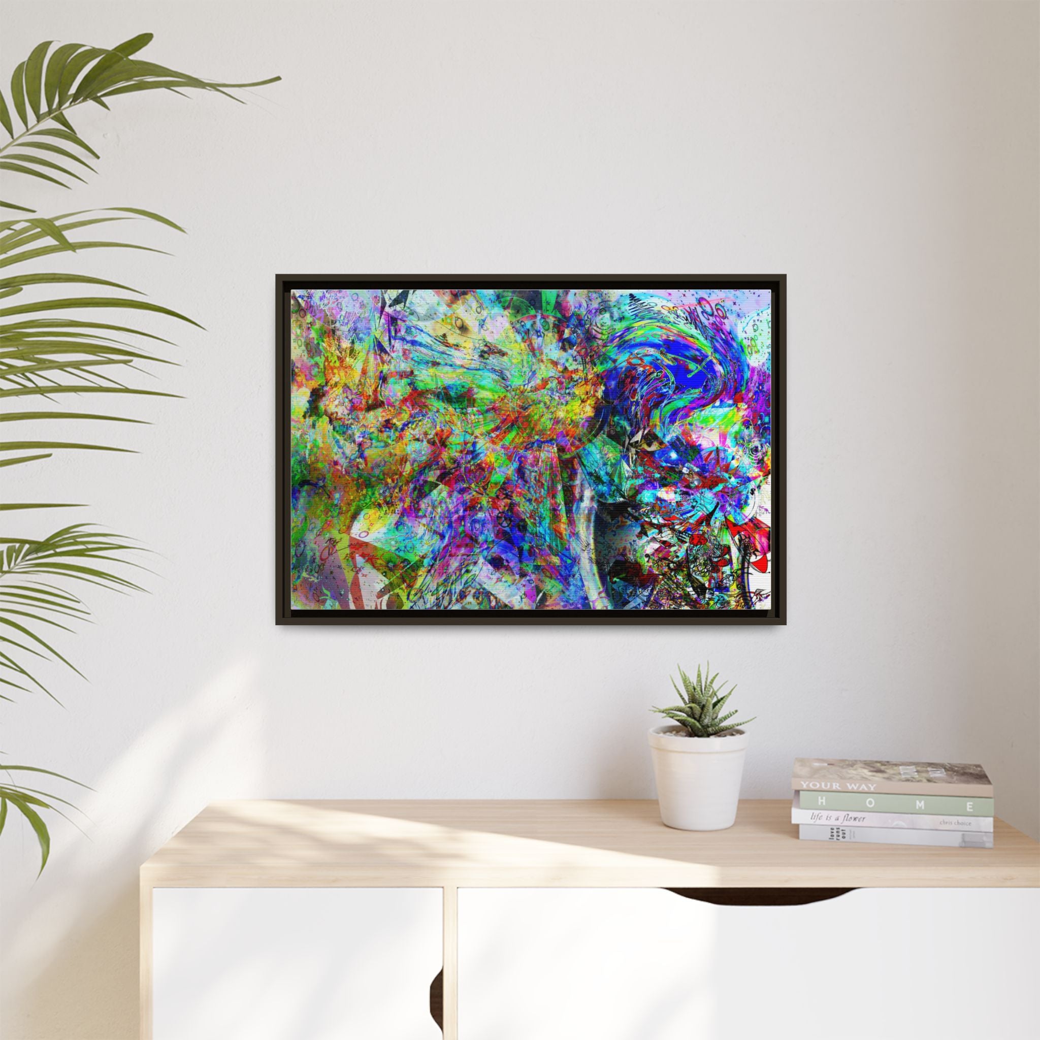 Barfing Beautifully Matte Canvas Print (Framed)