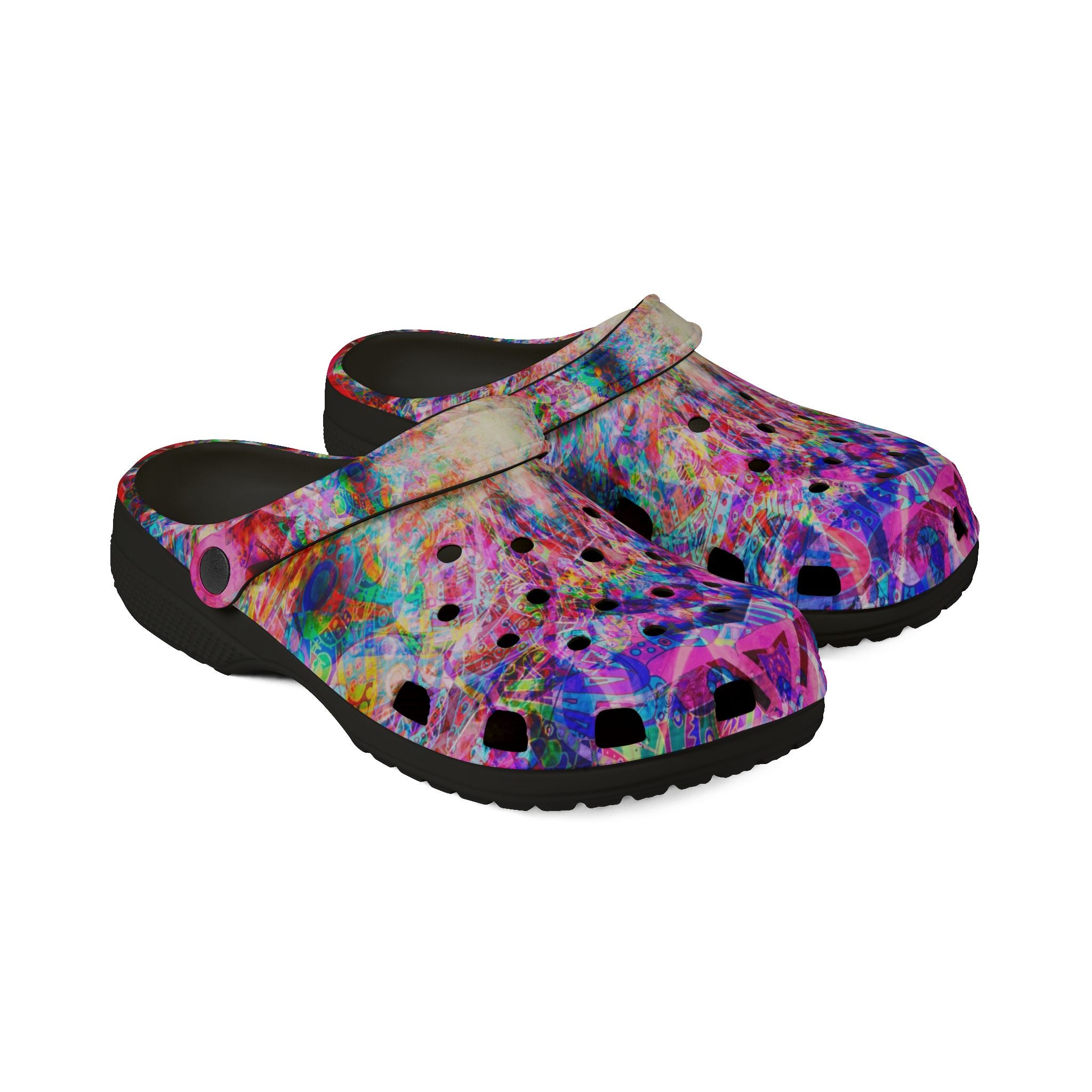 Arashaya - Colorful Confetti EVA Foam Clogs — Lightweight Slip-On Garden Shoes