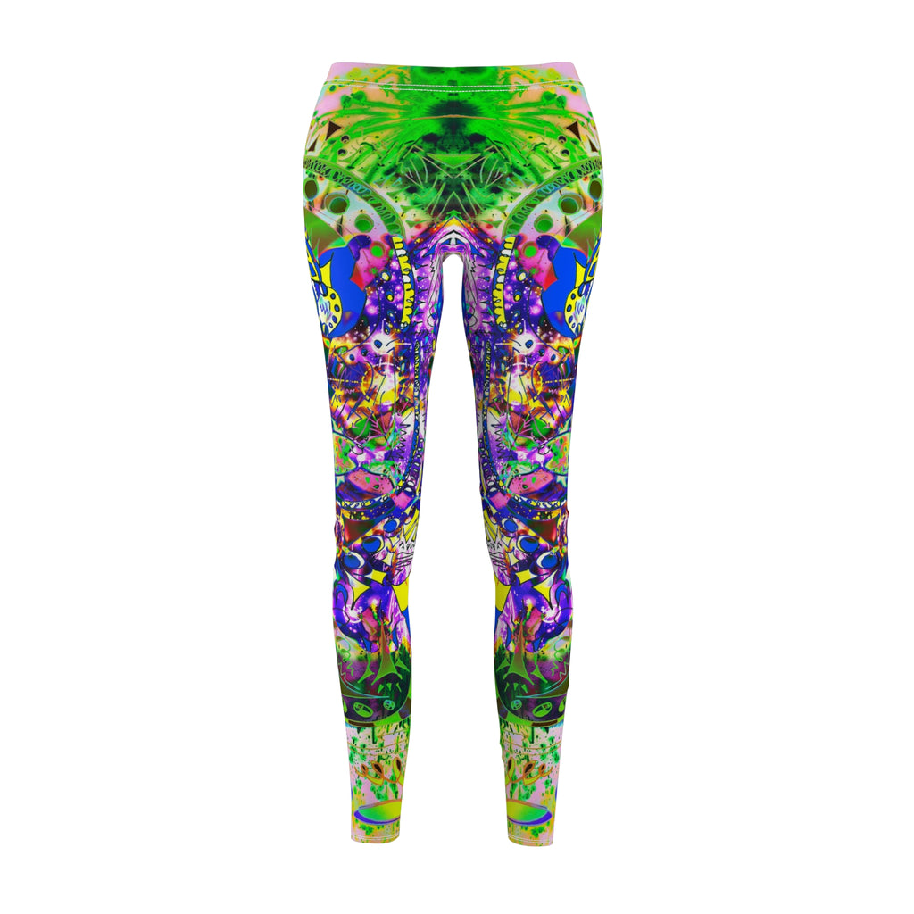 Alien Darkness 9 Leggings — Vibrant All-Over-Print Yoga Leggings