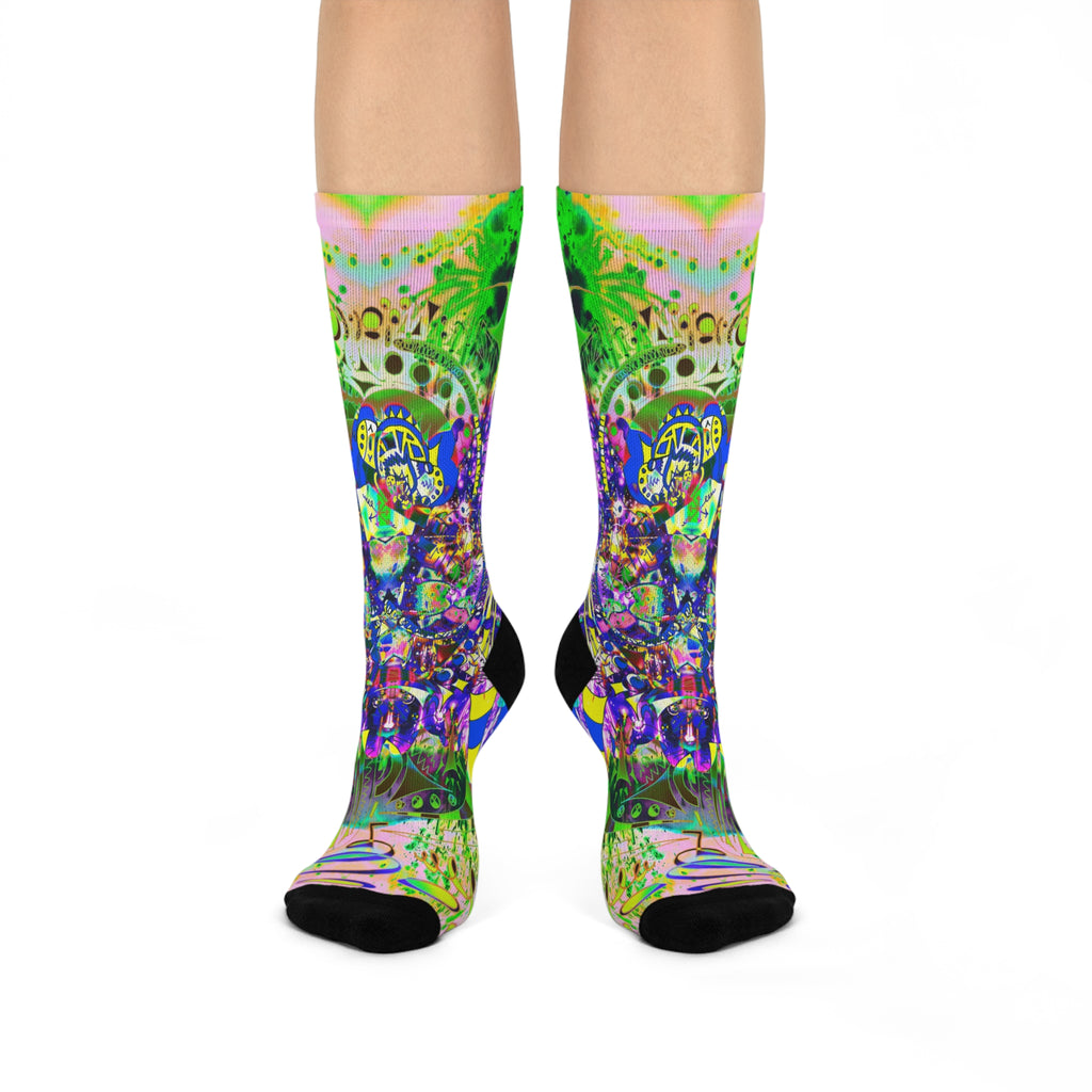 Alien Darkness 9 Cushioned Crew Socks