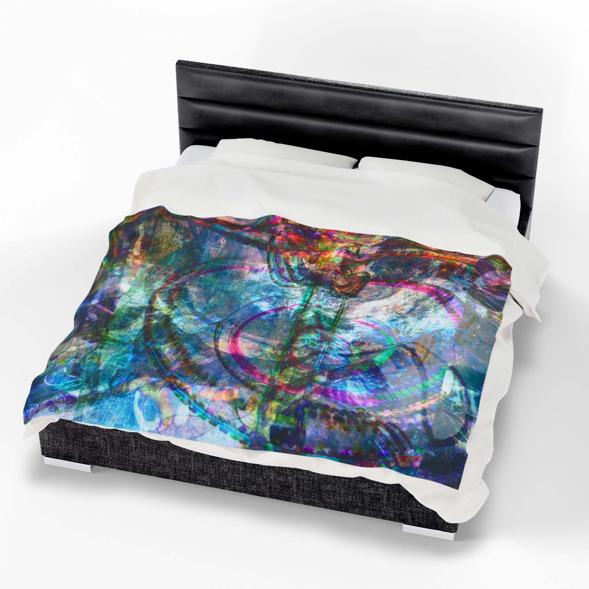 Mega Millionz Plush Blanket — Soft Multicolor Art Throw