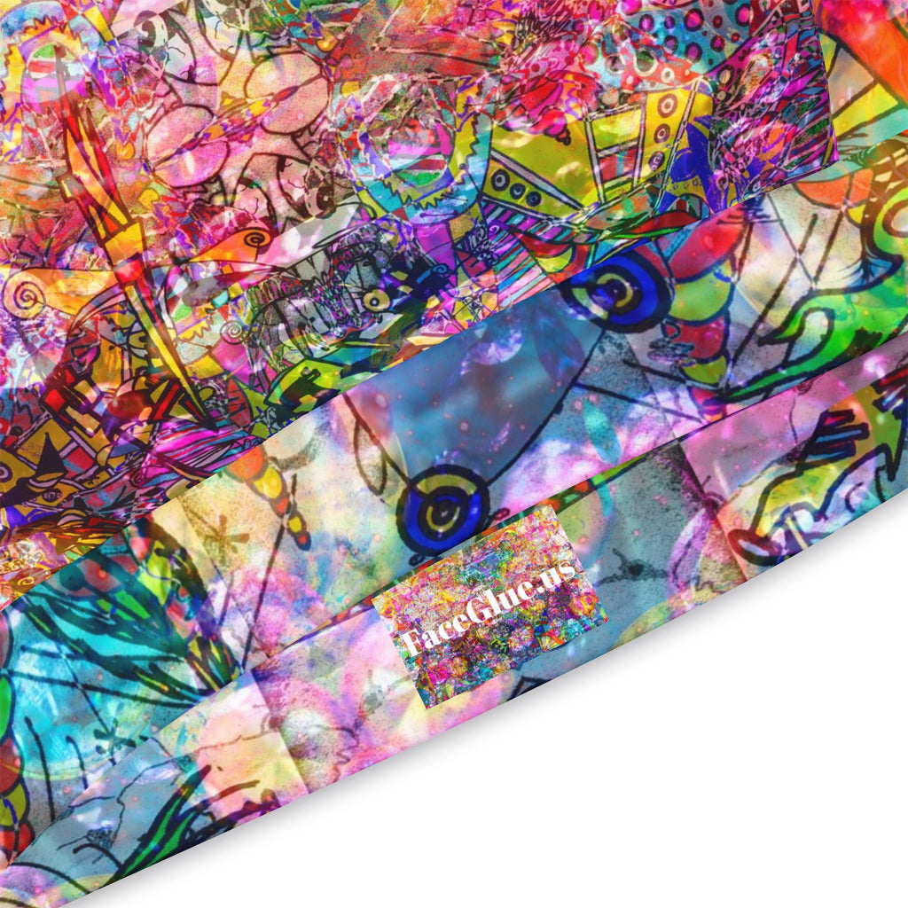 Dance Like There's No Tomorrow - Vibrant Abstract All-Over Print Hoodie
