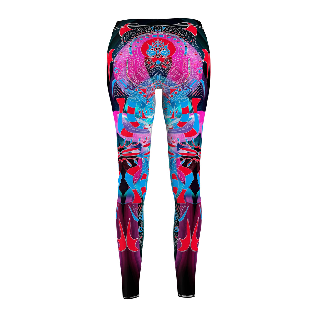 Hyperdimensional Butterfly 4 Leggings — Women's Vibrant All-Over-Print Yoga Leggings