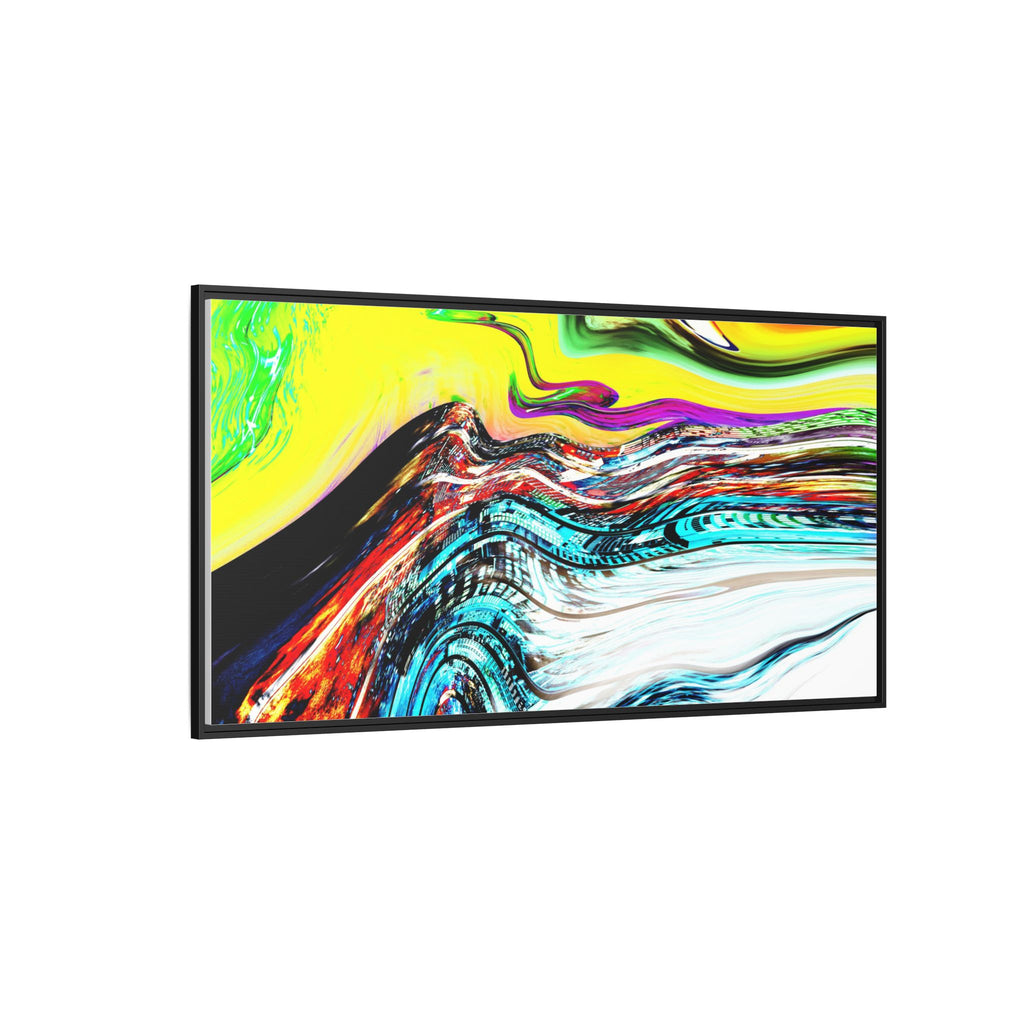 Slip And Slide Matte Canvas Framed Wall Art