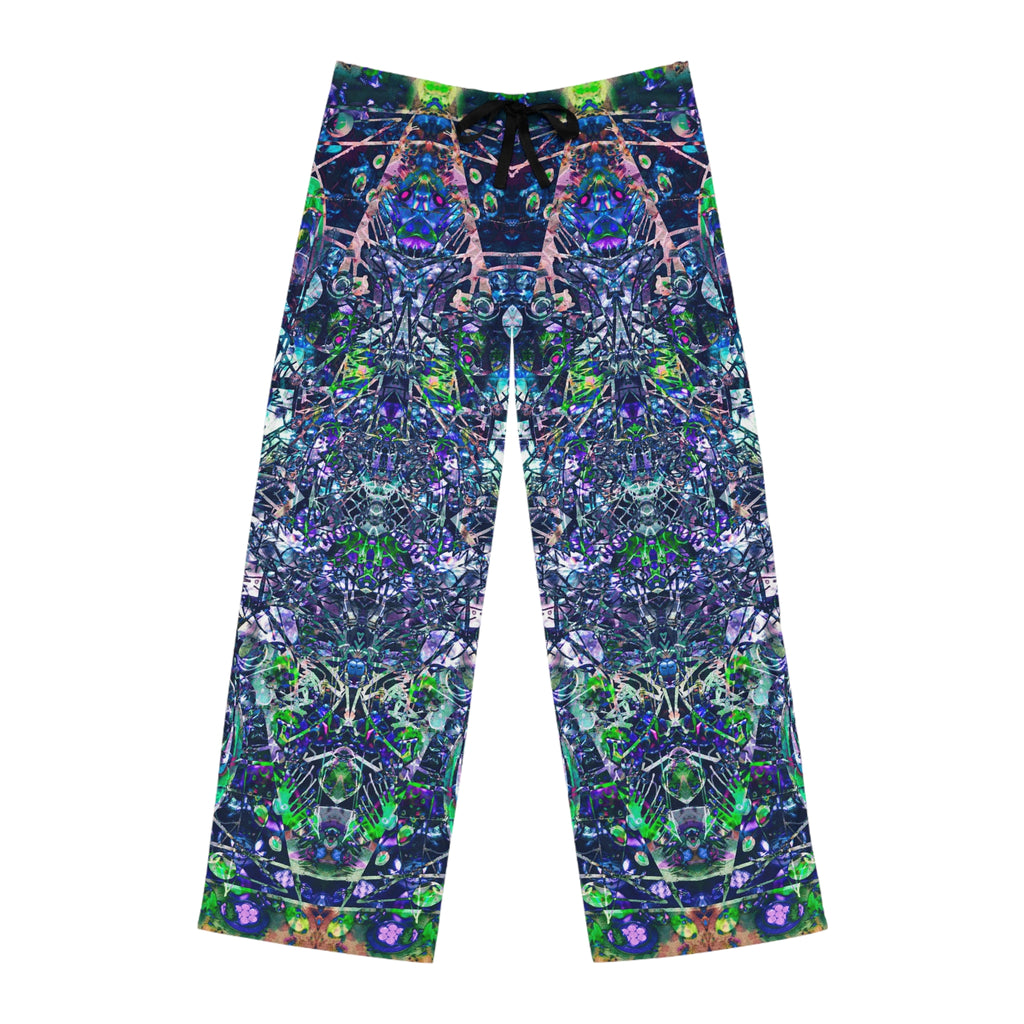 KAWABONGA - Psychedelic Kaleidoscope Pajama Pants – Men's All-Over Print Loungewear