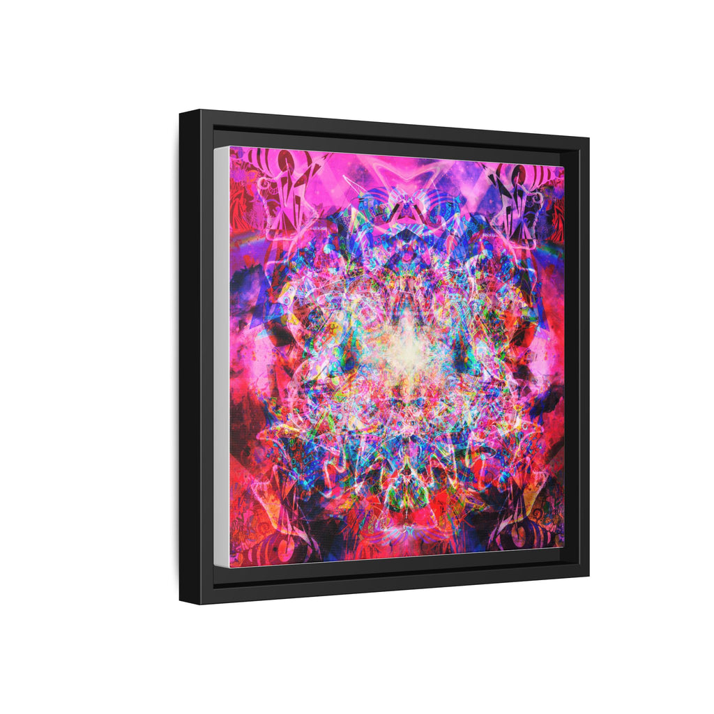 Arashaya Framed Canvas — Vibrant Psychedelic Wall Art