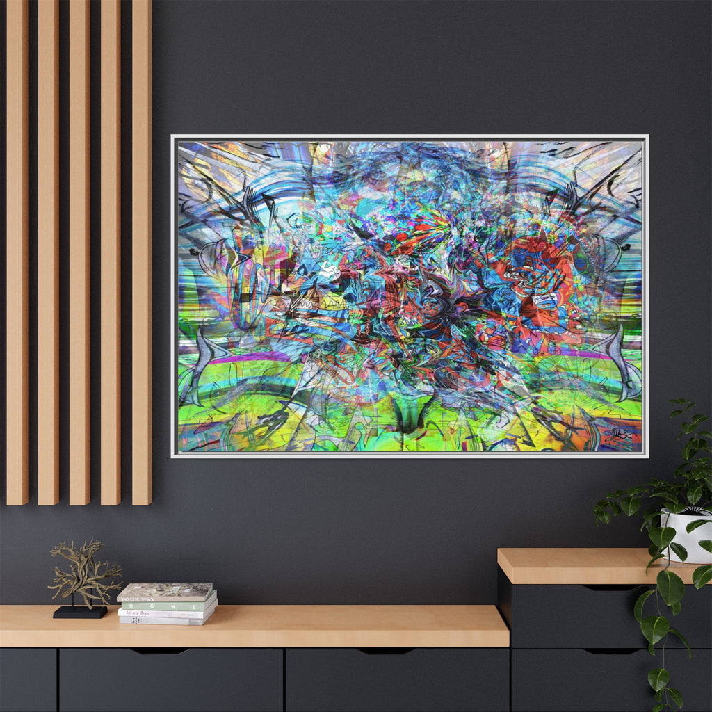 Now You're Stuck 44 Canvas Print — Framed Matte Wall Art
