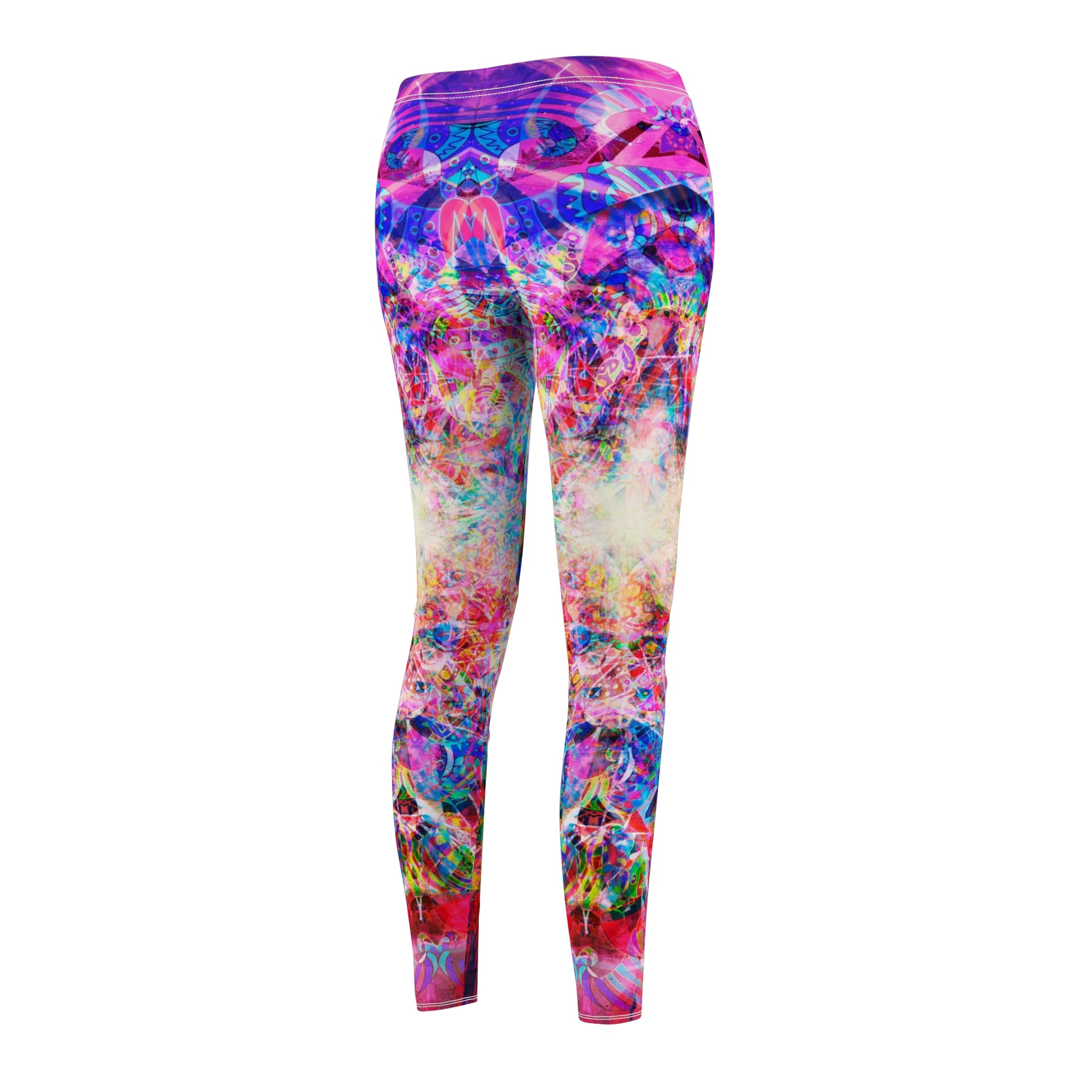 Arashaya - Psychedelic Tie-Dye Women’s Leggings — Vibrant All-Over Print Yoga & Casual Wear