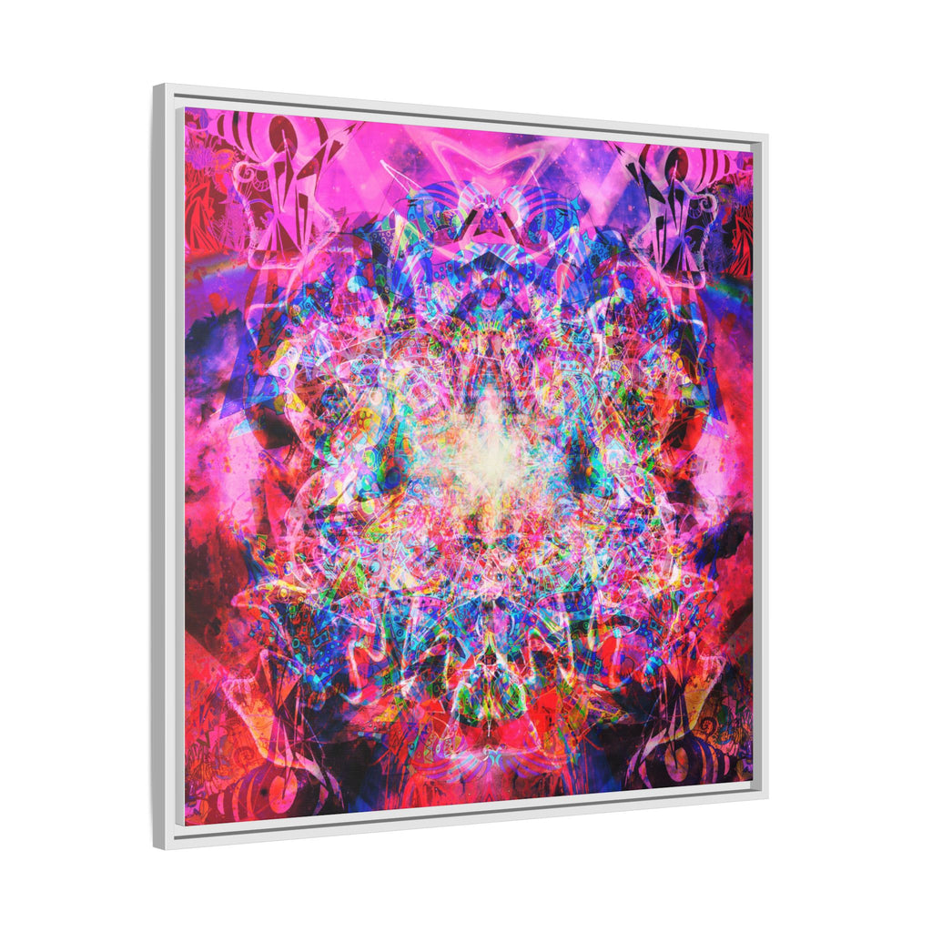 Arashaya Framed Canvas — Vibrant Psychedelic Wall Art