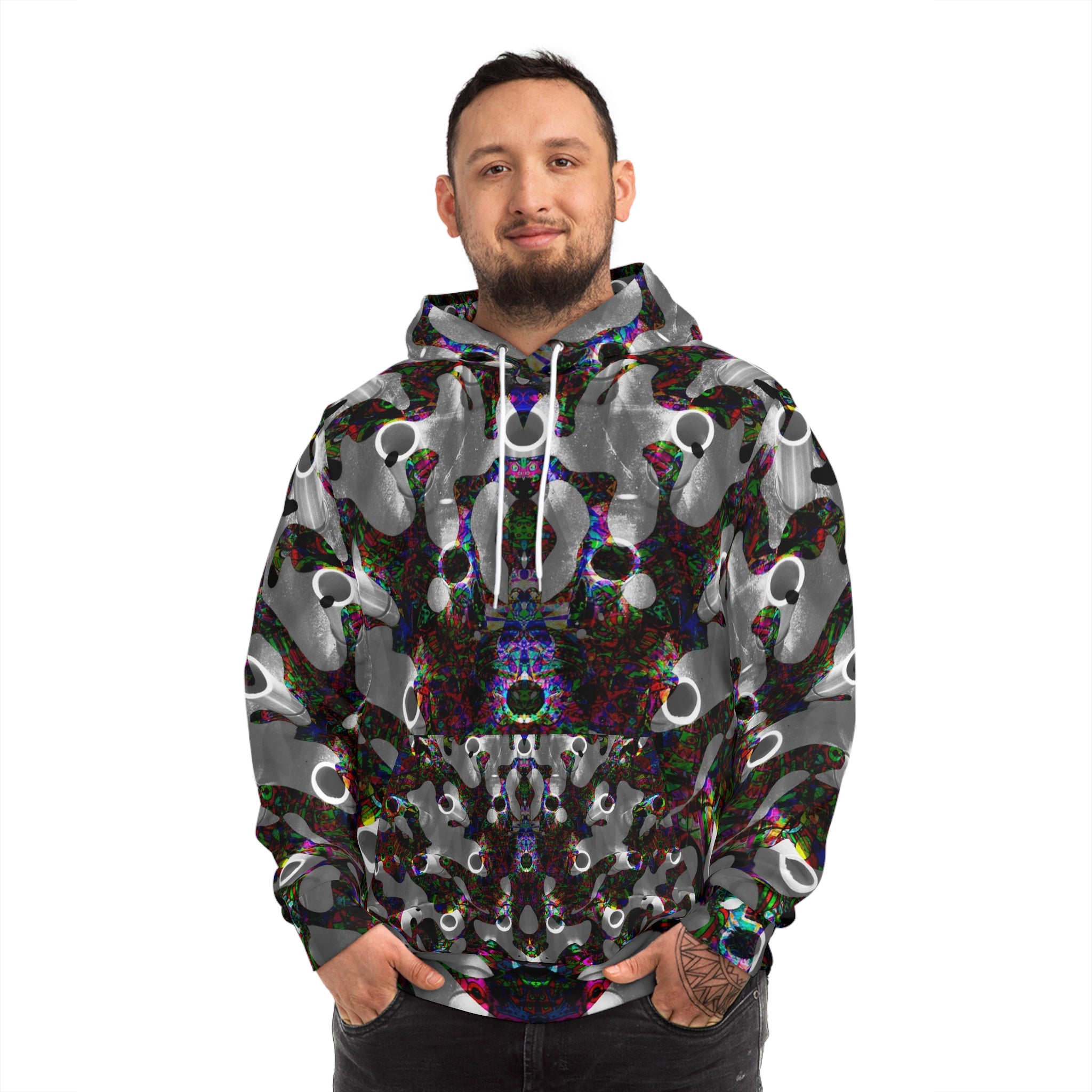 Neon Supernova 5 Hoodie - All-Over Print Fashion Pullover