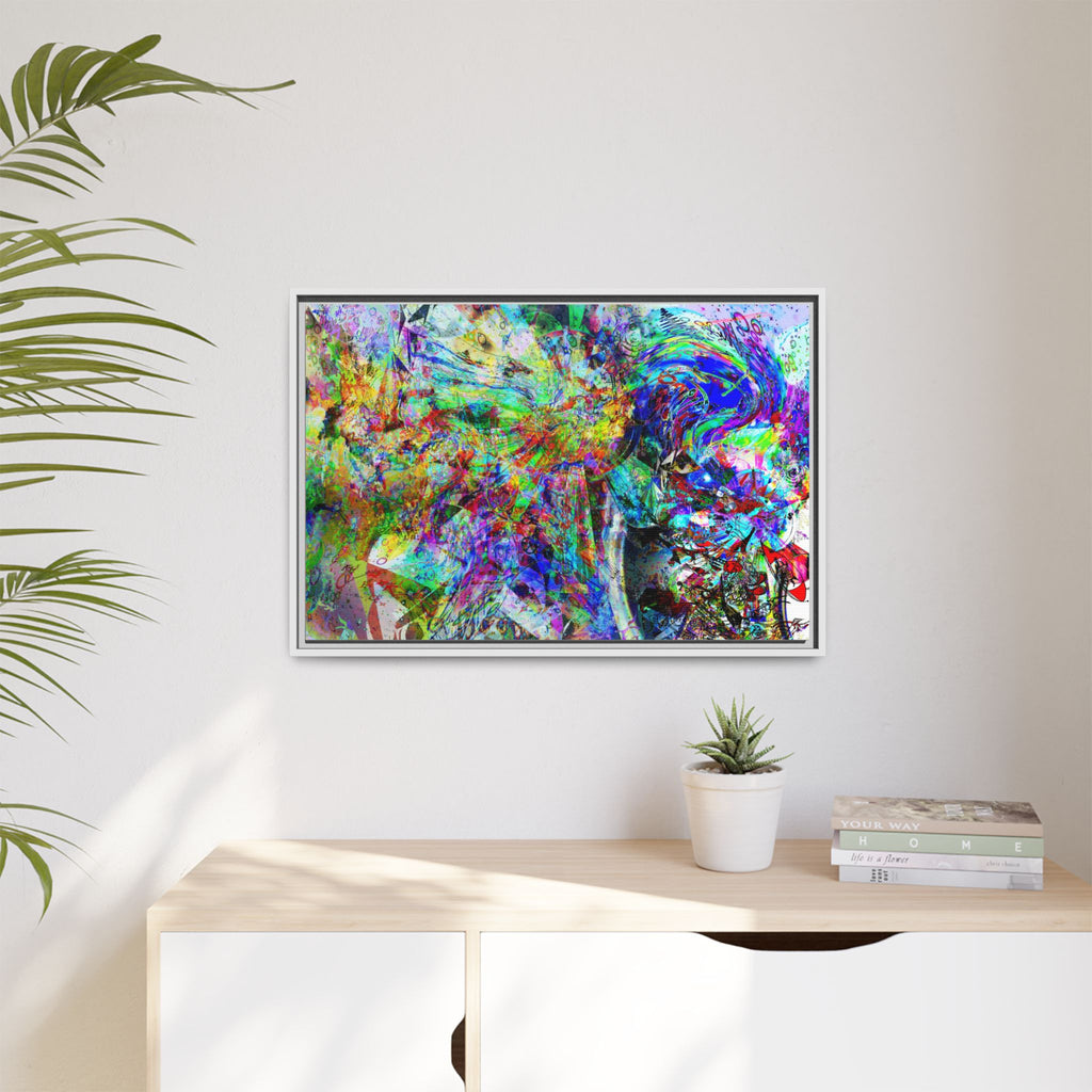 Barfing Beautifully Matte Canvas Print (Framed)