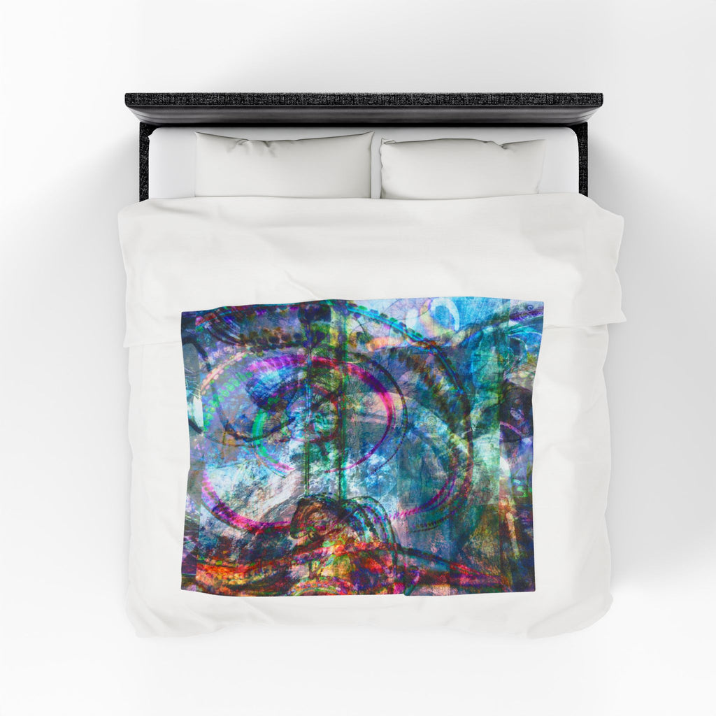 Mega Millionz Plush Blanket — Soft Multicolor Art Throw