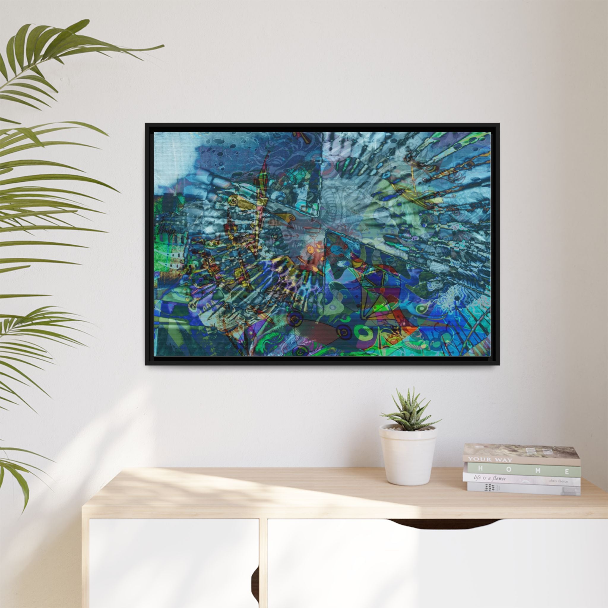 LucindaForevz21 Matte Canvas Framed Art