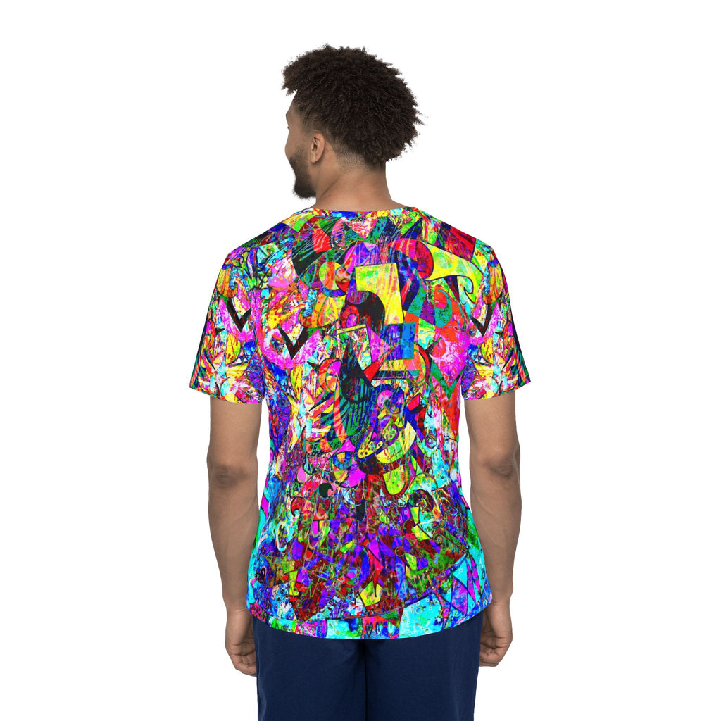 Love Monster - Psychedelic Abstract All-Over Print Men's Sports Jersey