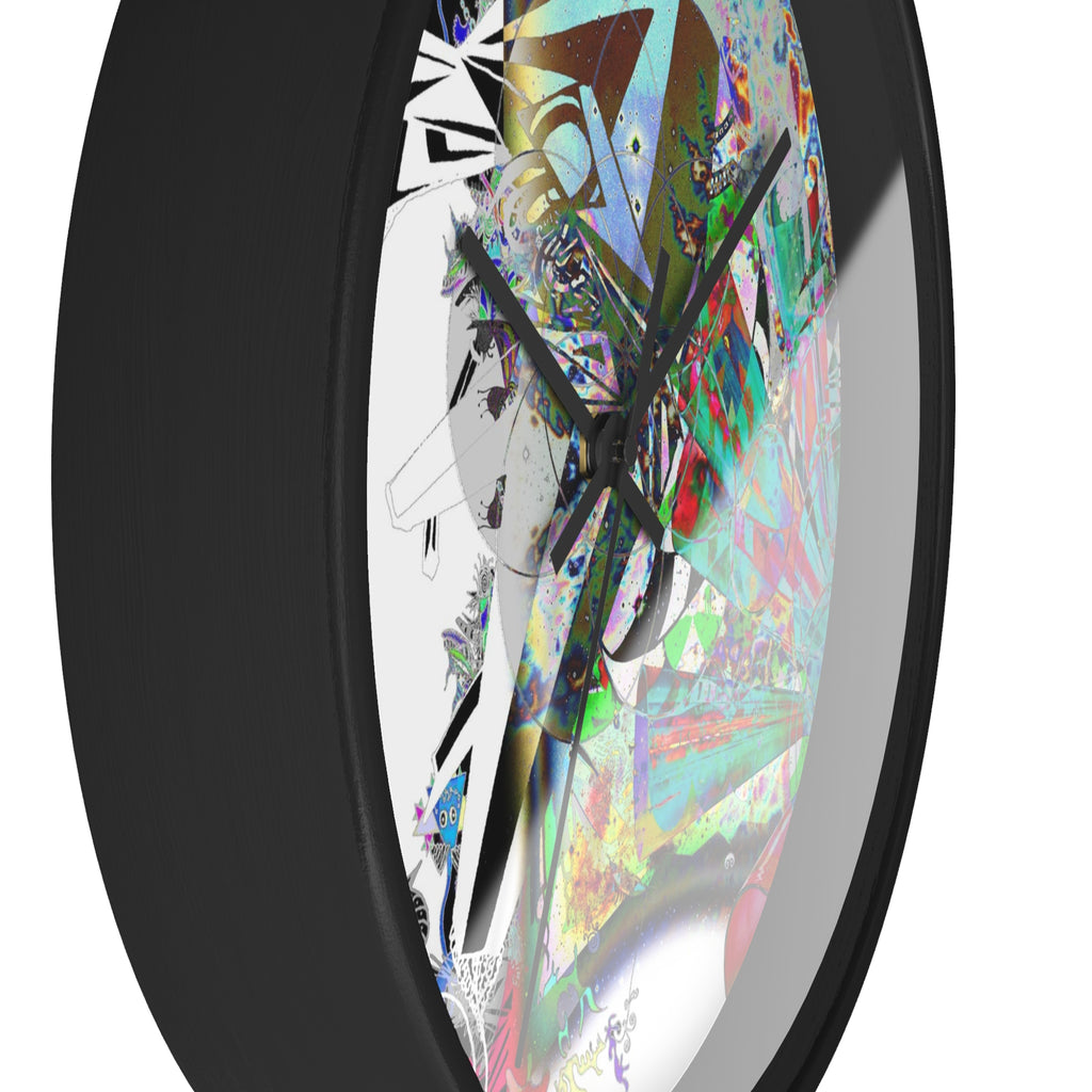 Spin Art Wall Clock