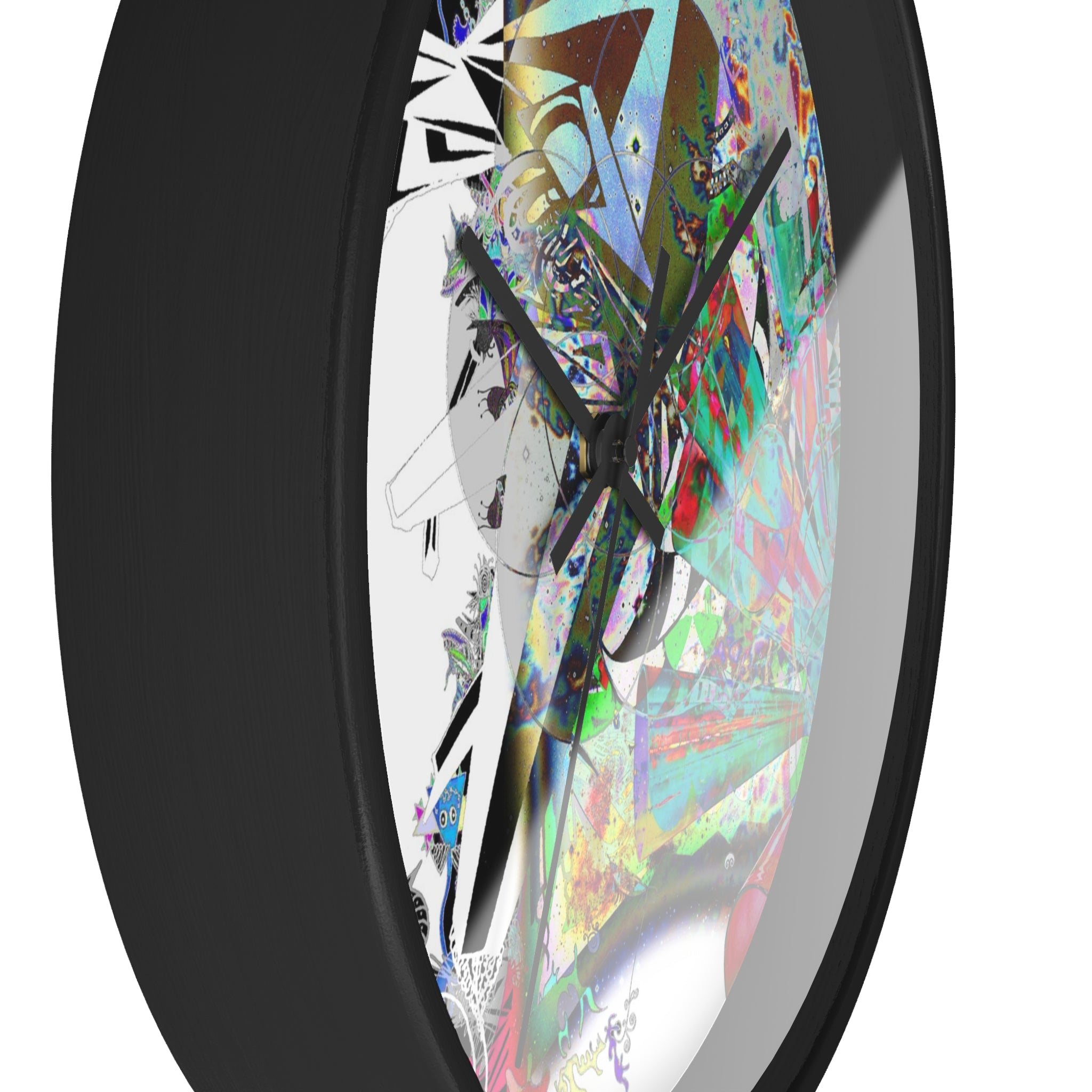 Spin Art Wall Clock
