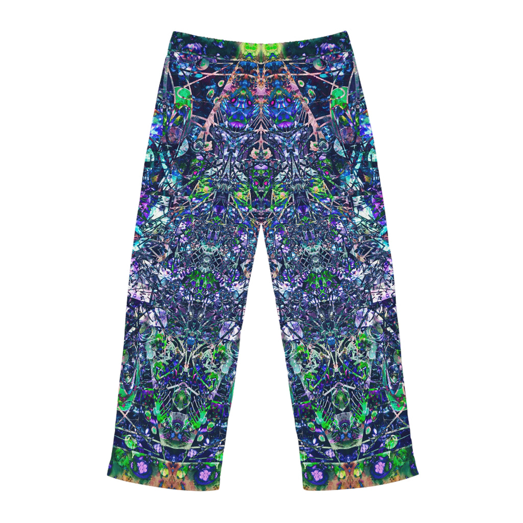 KAWABONGA - Psychedelic Kaleidoscope Pajama Pants – Men's All-Over Print Loungewear