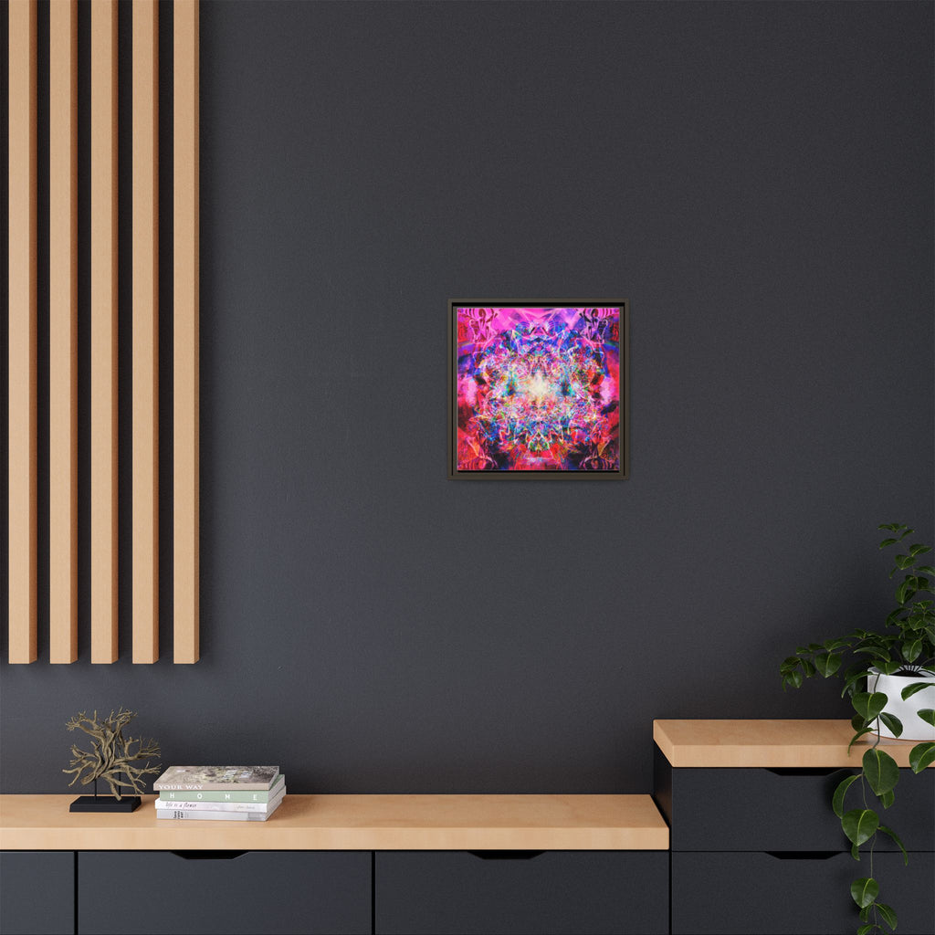 Arashaya Framed Canvas — Vibrant Psychedelic Wall Art